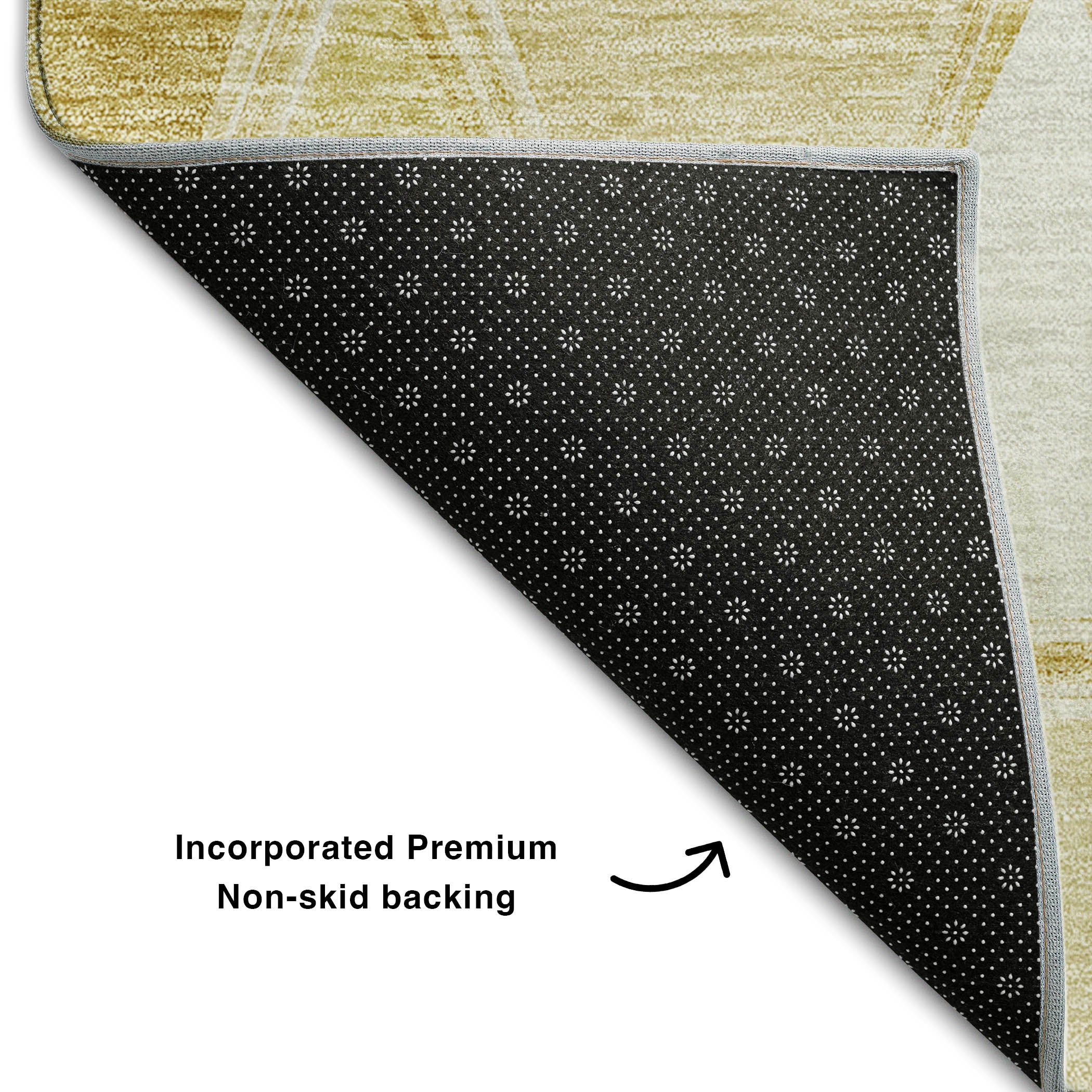 Lucerne Machine Washable Transitional Gold Rug 1'8" x 2'6" #shape_Rectangle