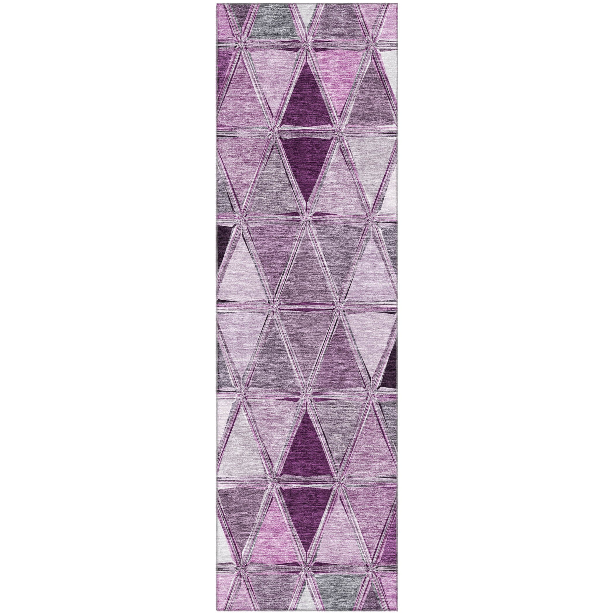 Lucerne Machine Washable Transitional Merlot Red Rug 2'3" x 7'6" #shape_Runner
