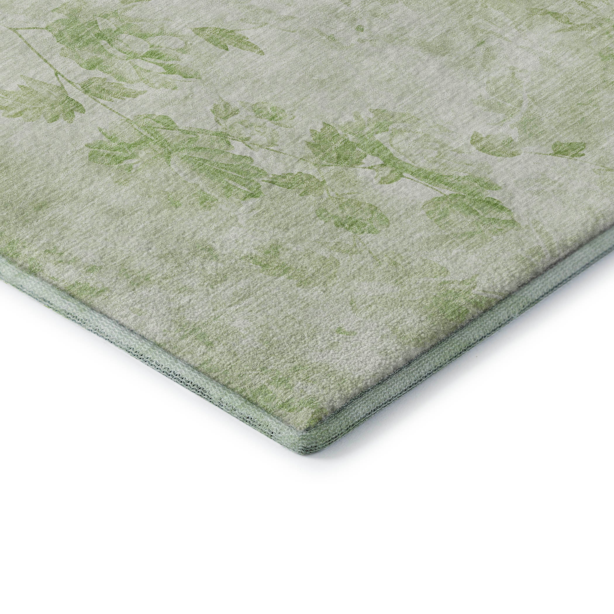 Chiang Mai Machine Washable Transitional Aloe Green Rug 1'8" x 2'6" #shape_Rectangle