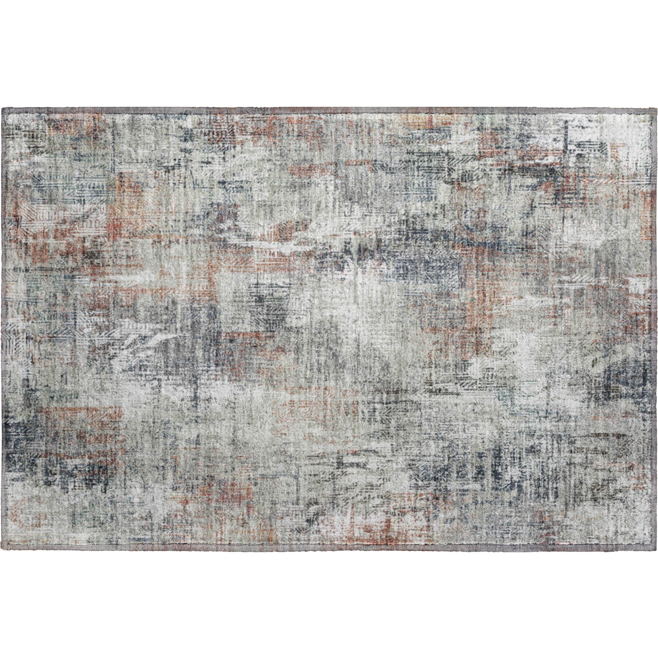 Sarajevo Machine Washable Transitional Taupe Brown Rug 1'8" x 2'6" #shape_Rectangle