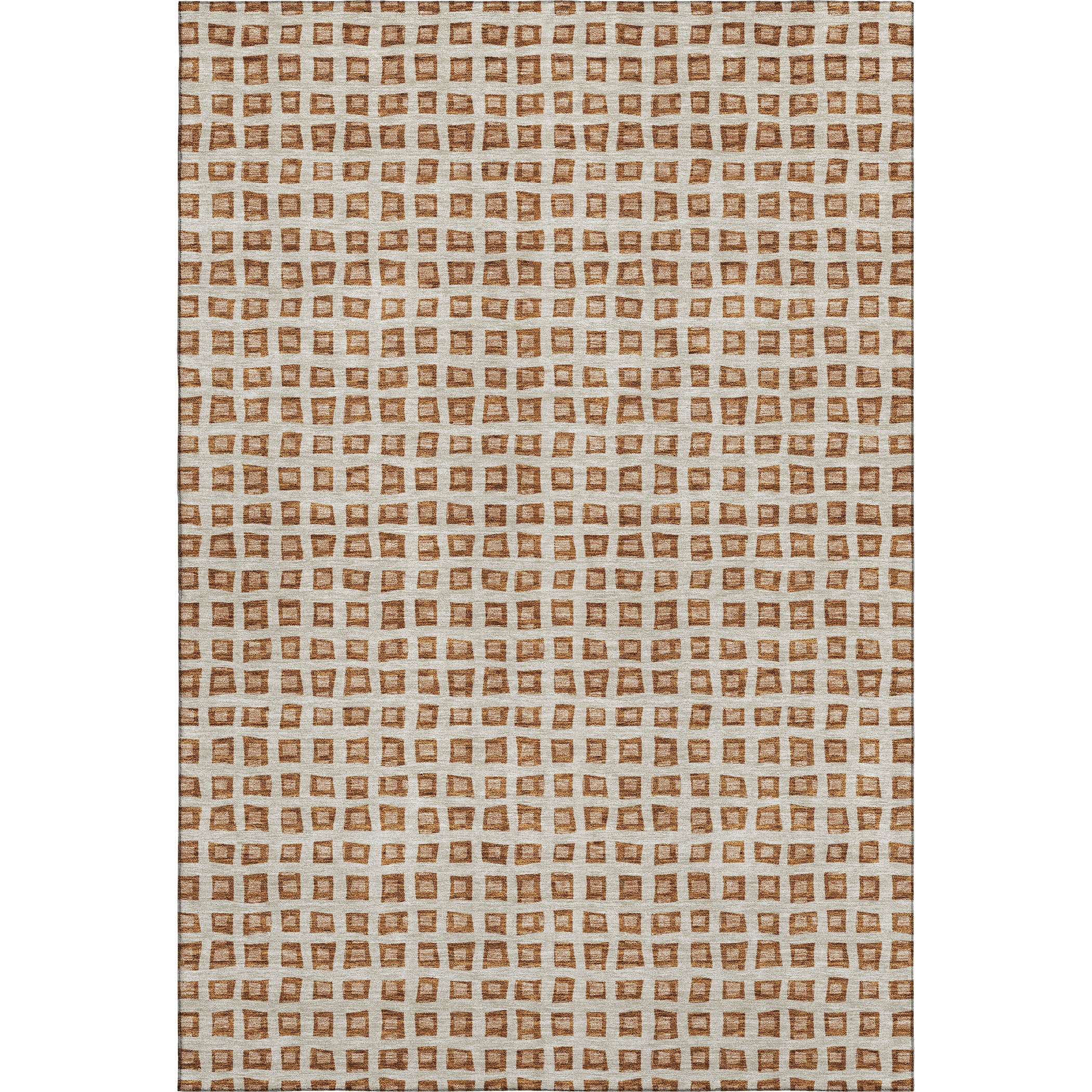 Sintra Machine Washable Transitional Paprika Orange Rug 2'6" x 3'10" #shape_Rectangle