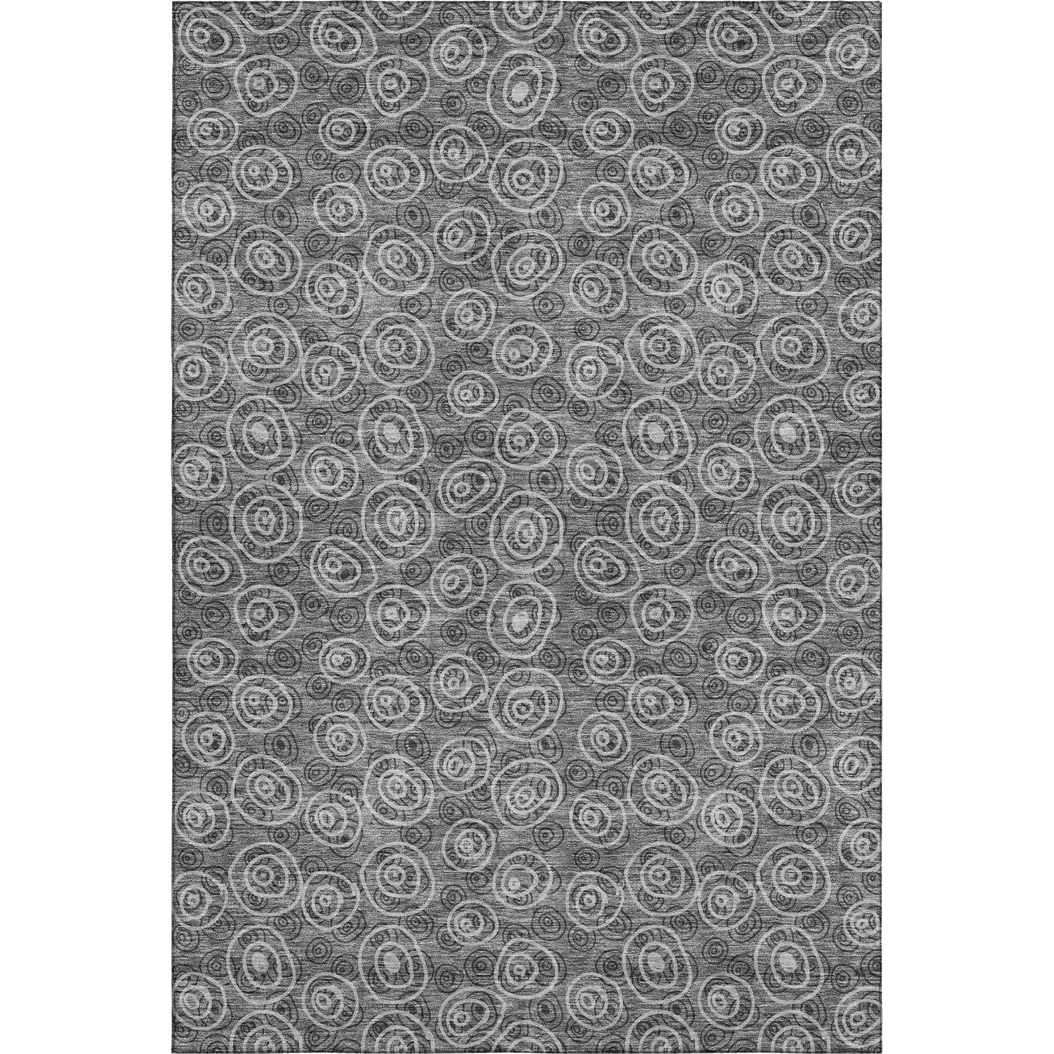 Sintra Machine Washable Transitional Gray Rug 2'6" x 3'10" #shape_Rectangle