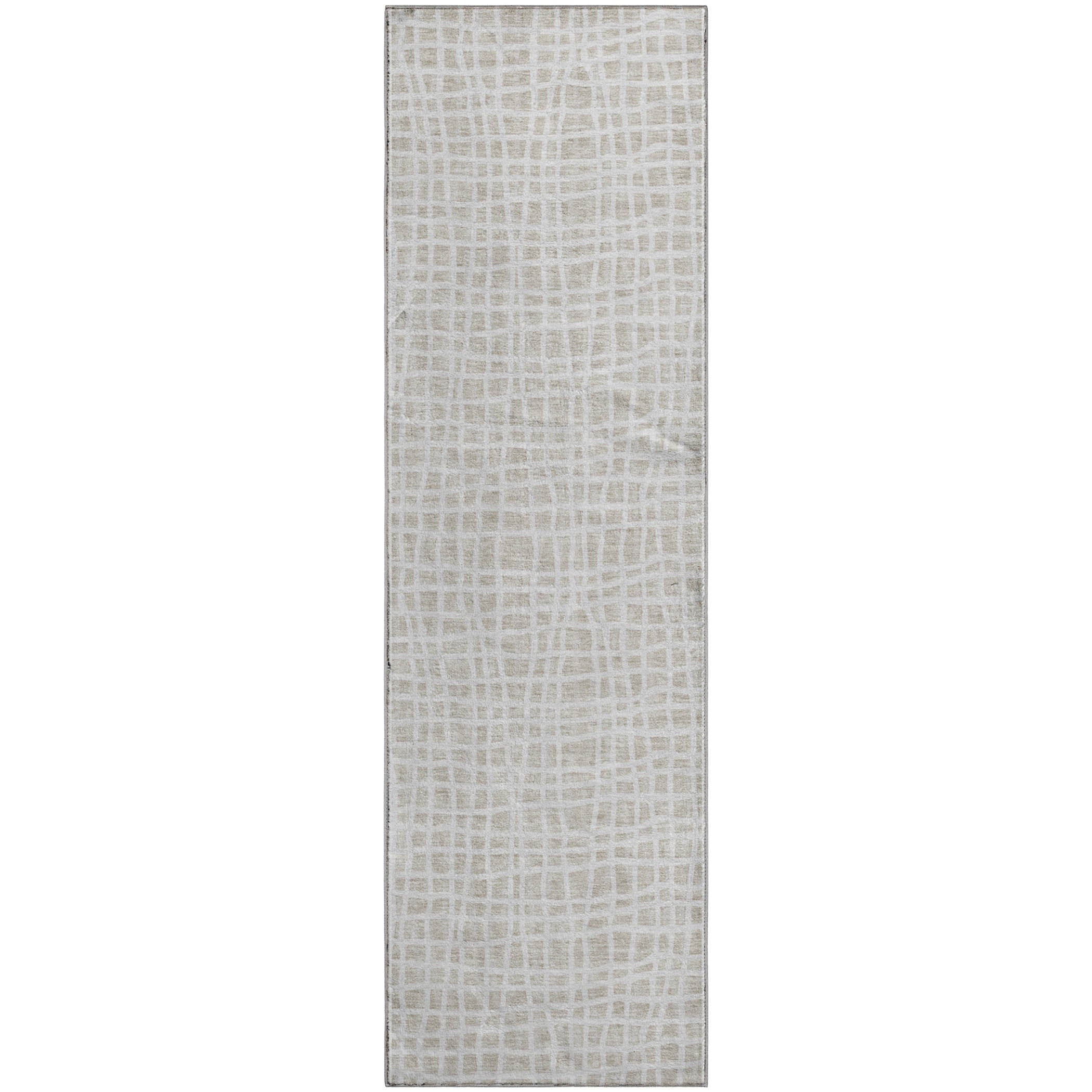 Mostar Machine Washable Transitional Ivory Rug 2'3" x 7'6" #shape_Runner