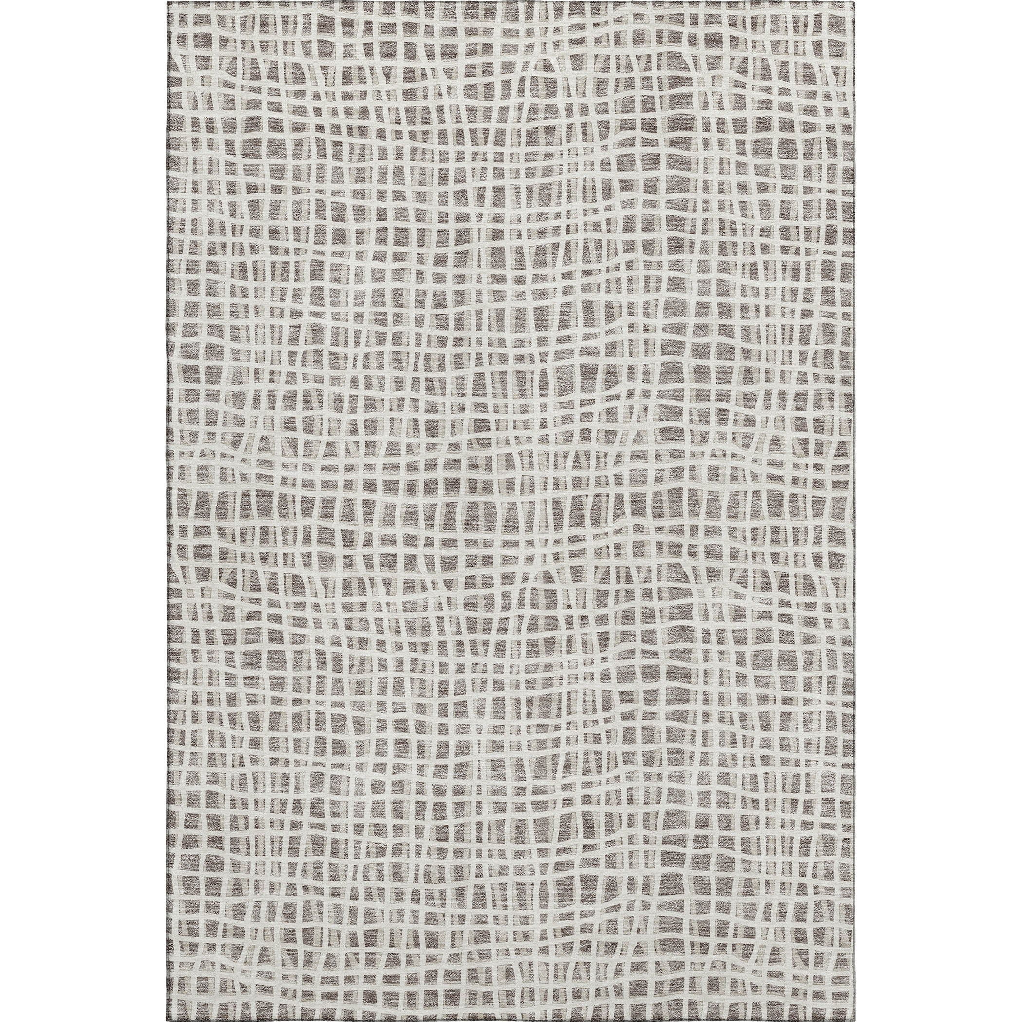 Mostar Machine Washable Transitional Taupe Brown Rug 2'6" x 3'10" #shape_Rectangle