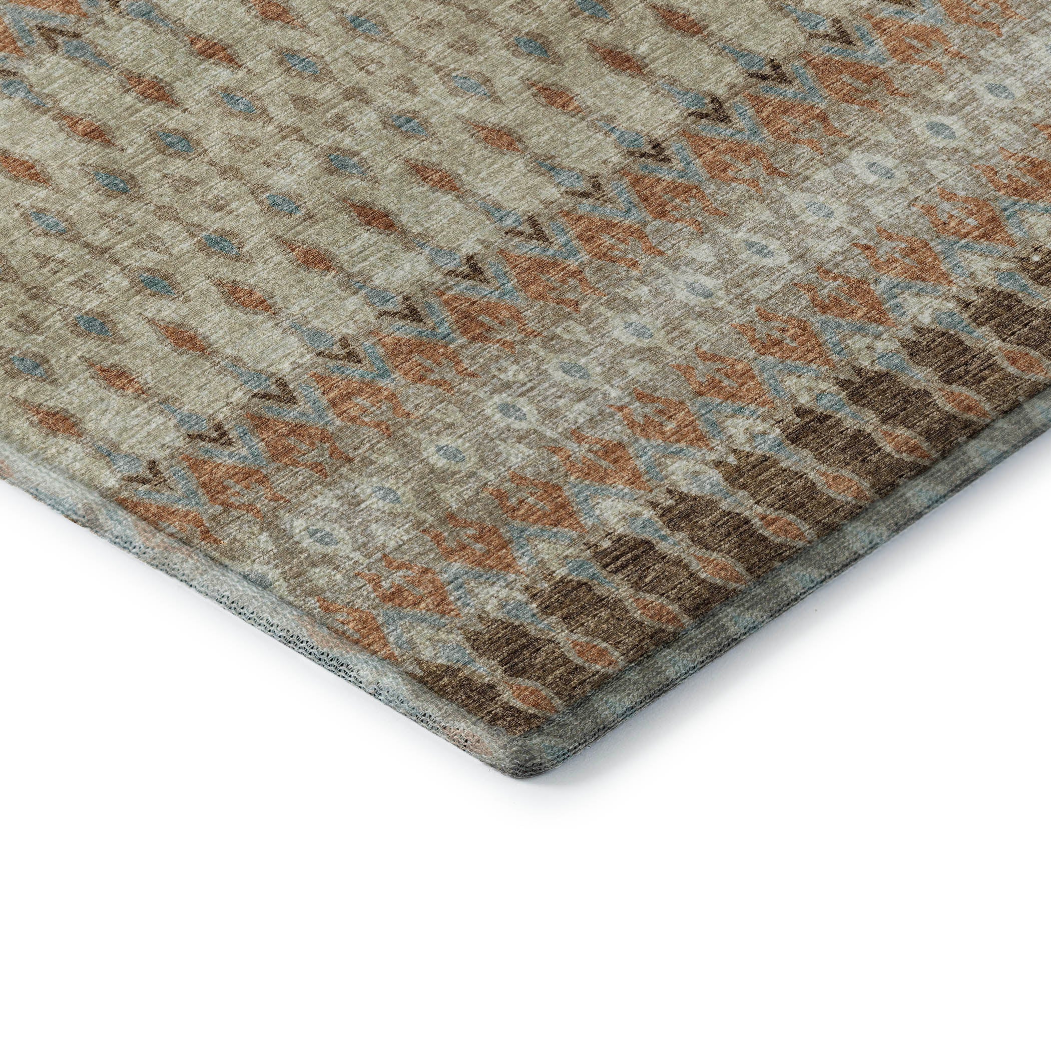 Salzburg Machine Washable Transitional Canyon Multi Rug 1'8" x 2'6" #shape_Rectangle