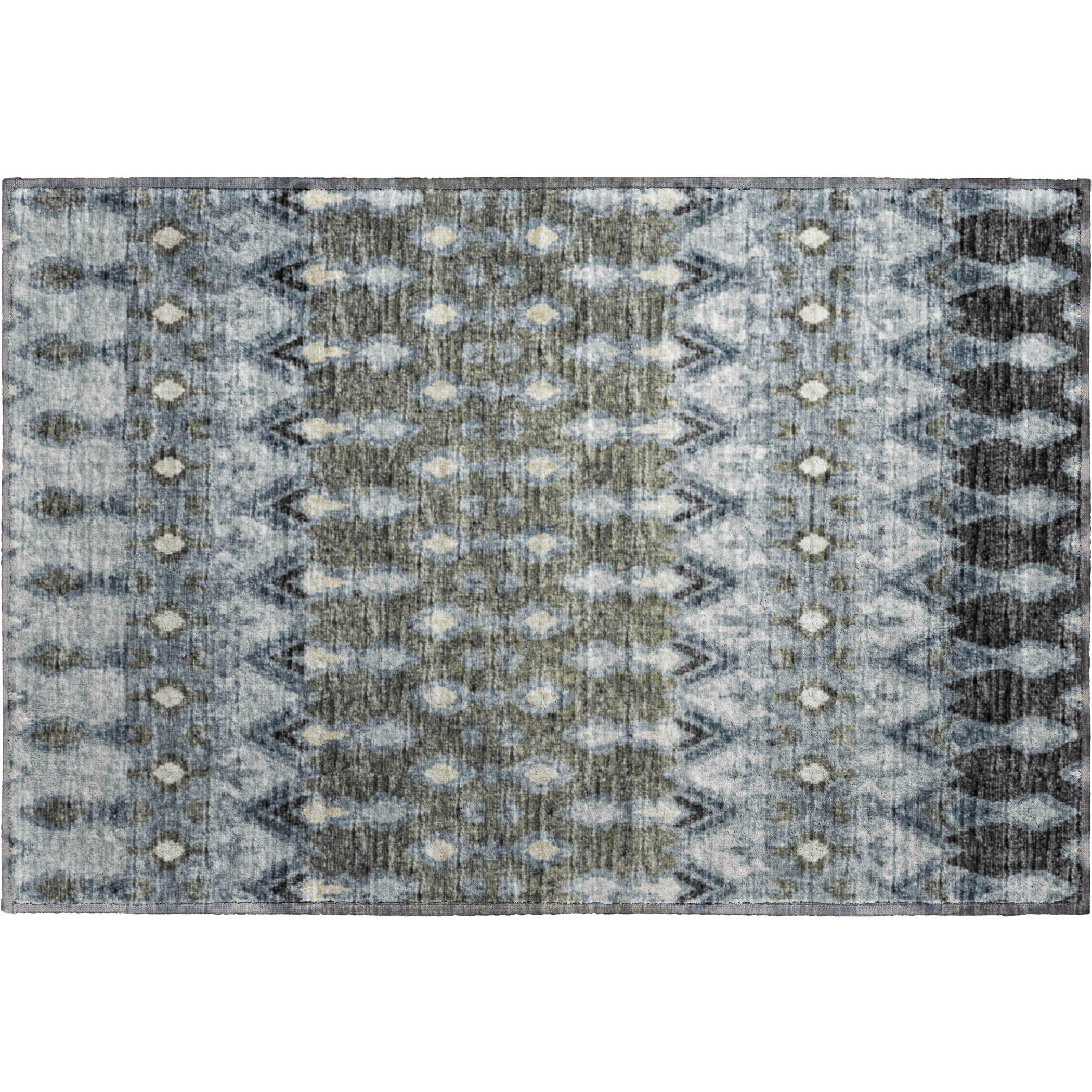Salzburg Machine Washable Transitional Moody Multi Rug 1'8" x 2'6" #shape_Rectangle