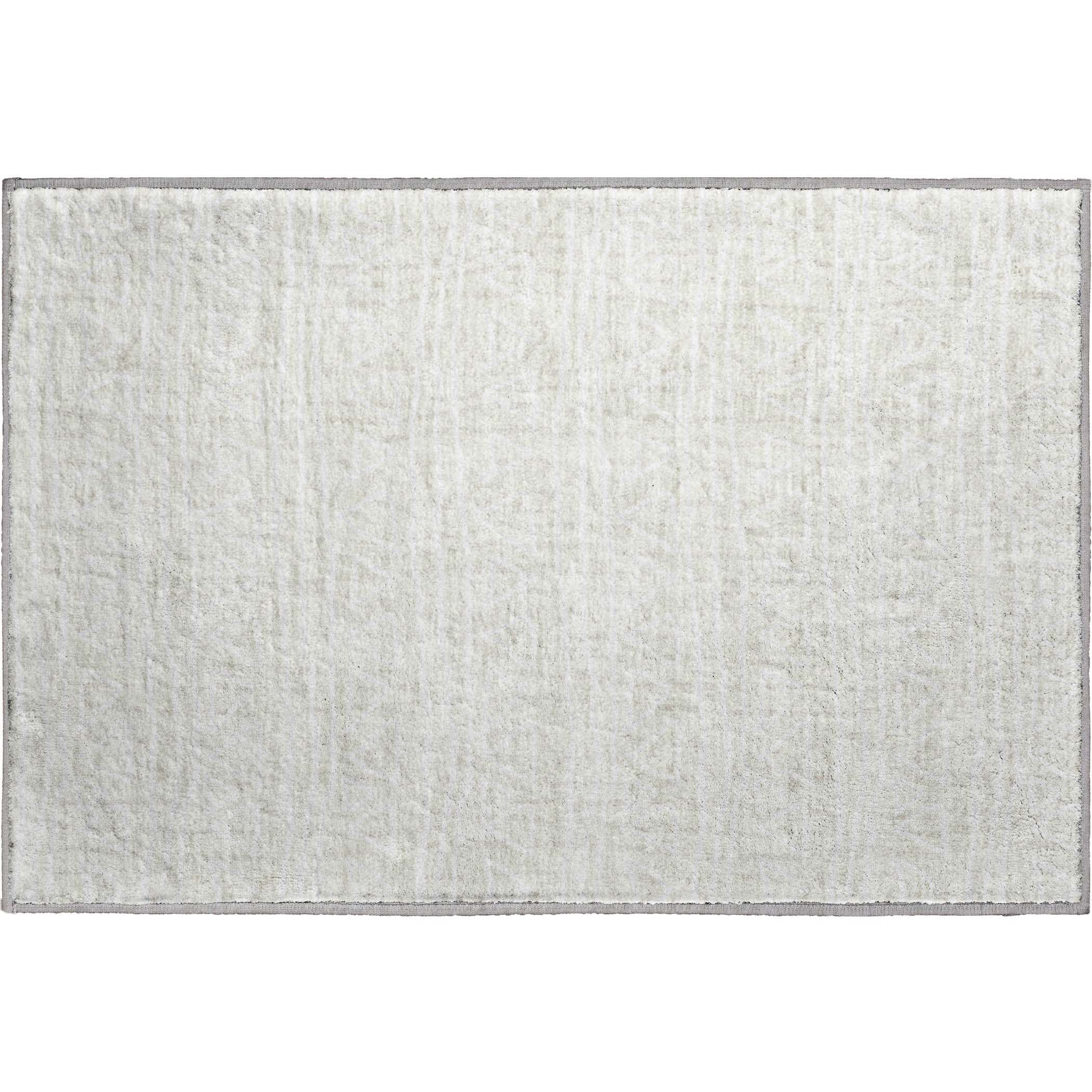 Bruges Machine Washable Transitional Ivory Rug 1'8" x 2'6" #shape_Rectangle