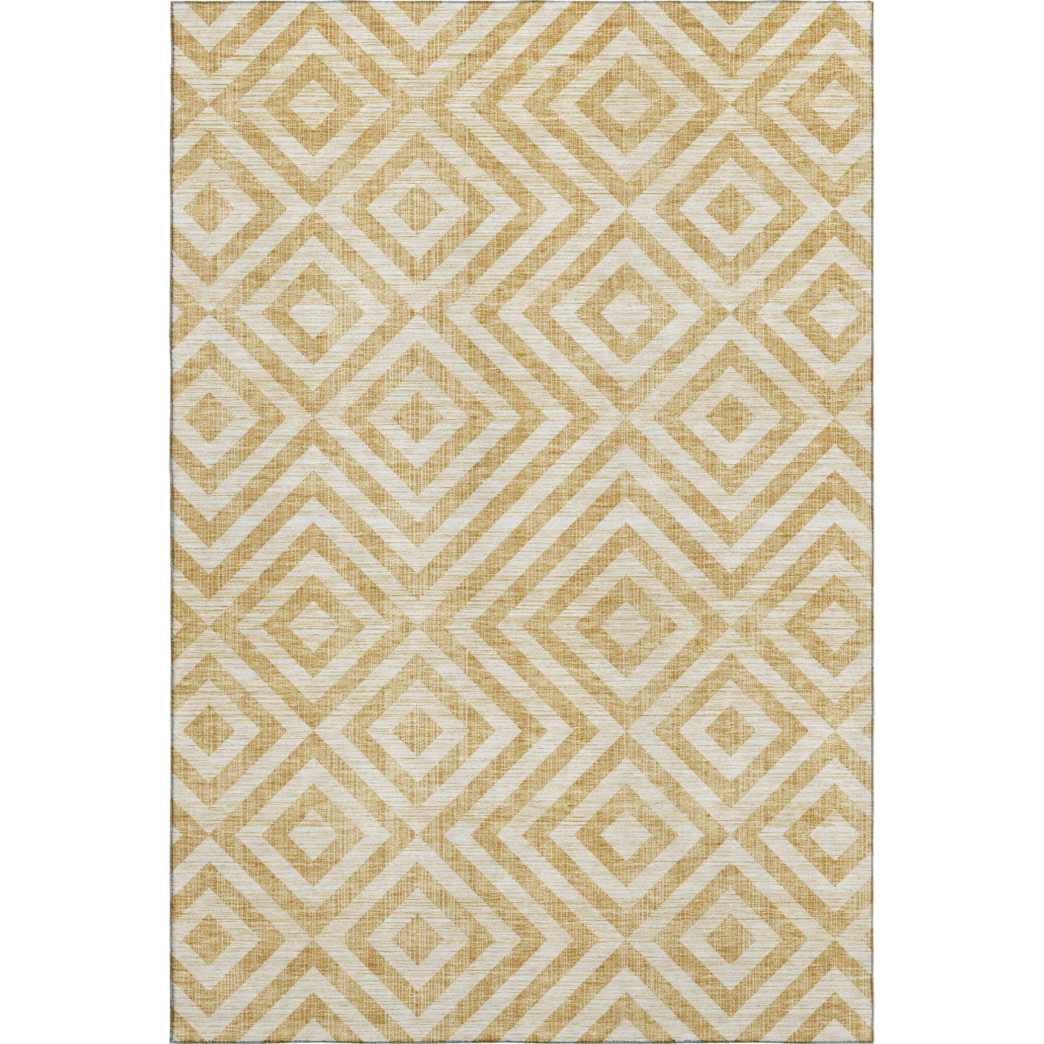 Kathmandu Machine Washable Transitional Gold Rug 2'6" x 3'10" #shape_Rectangle
