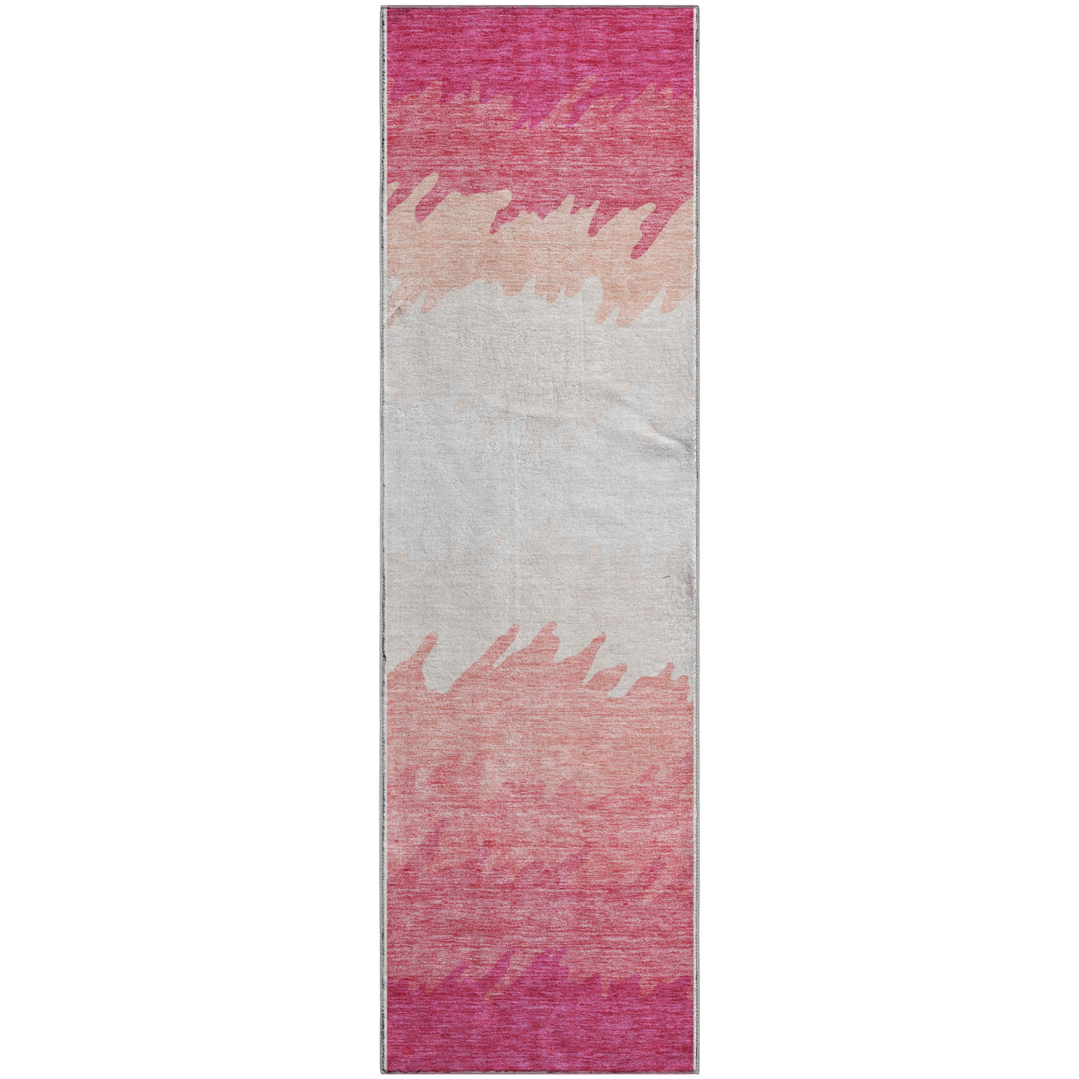 Tallinn Machine Washable Transitional Blush Pink Rug 2'3" x 7'6" #shape_Runner