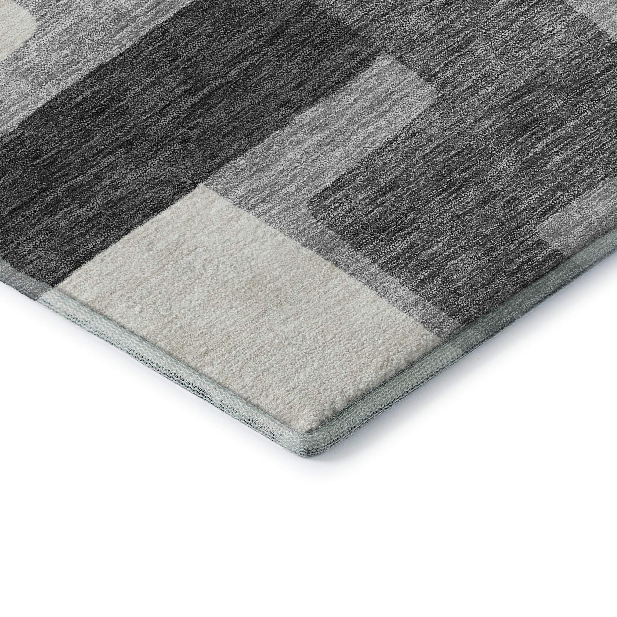 Marrakech Machine Washable Transitional Gray Rug 1'8" x 2'6" #shape_Rectangle
