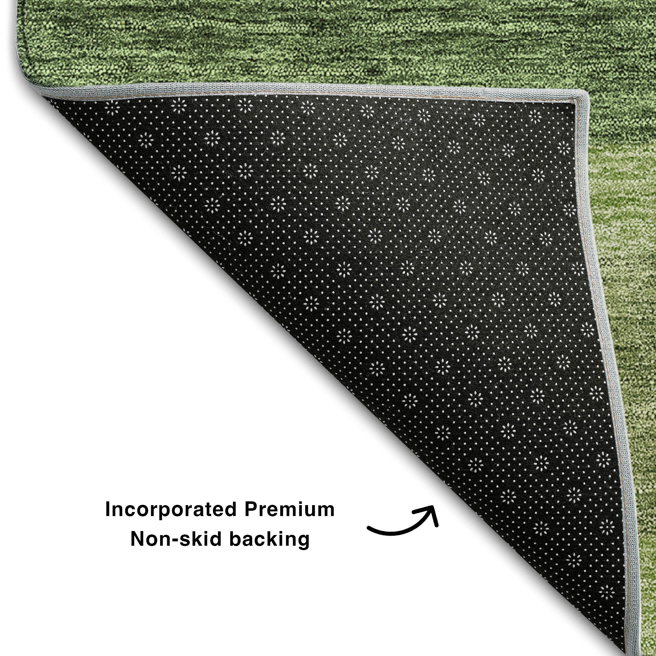 Marrakech Machine Washable Transitional Green Rug 1'8" x 2'6" #shape_Rectangle