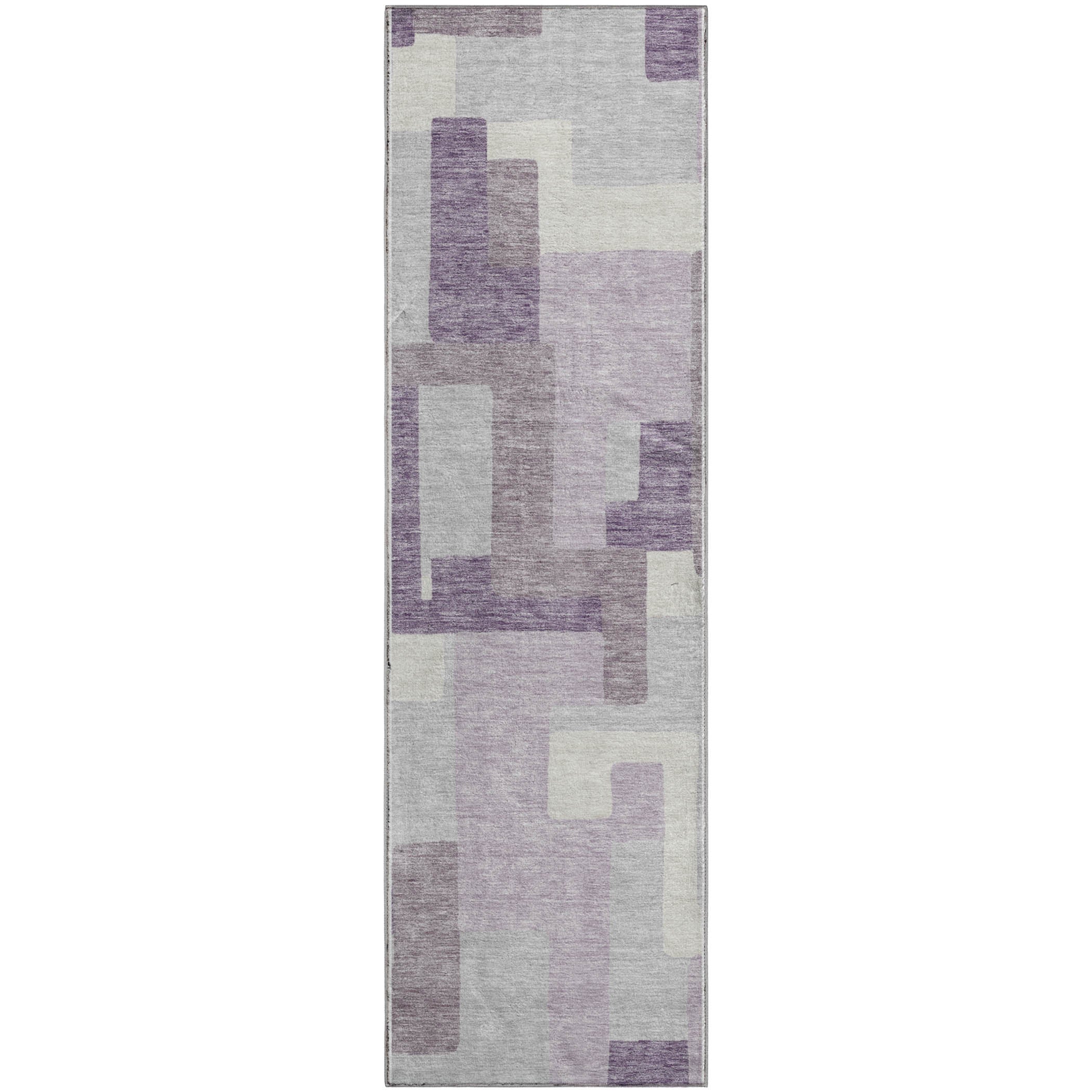Marrakech Machine Washable Transitional Lavender Purple Rug 2'3" x 7'6" #shape_Runner