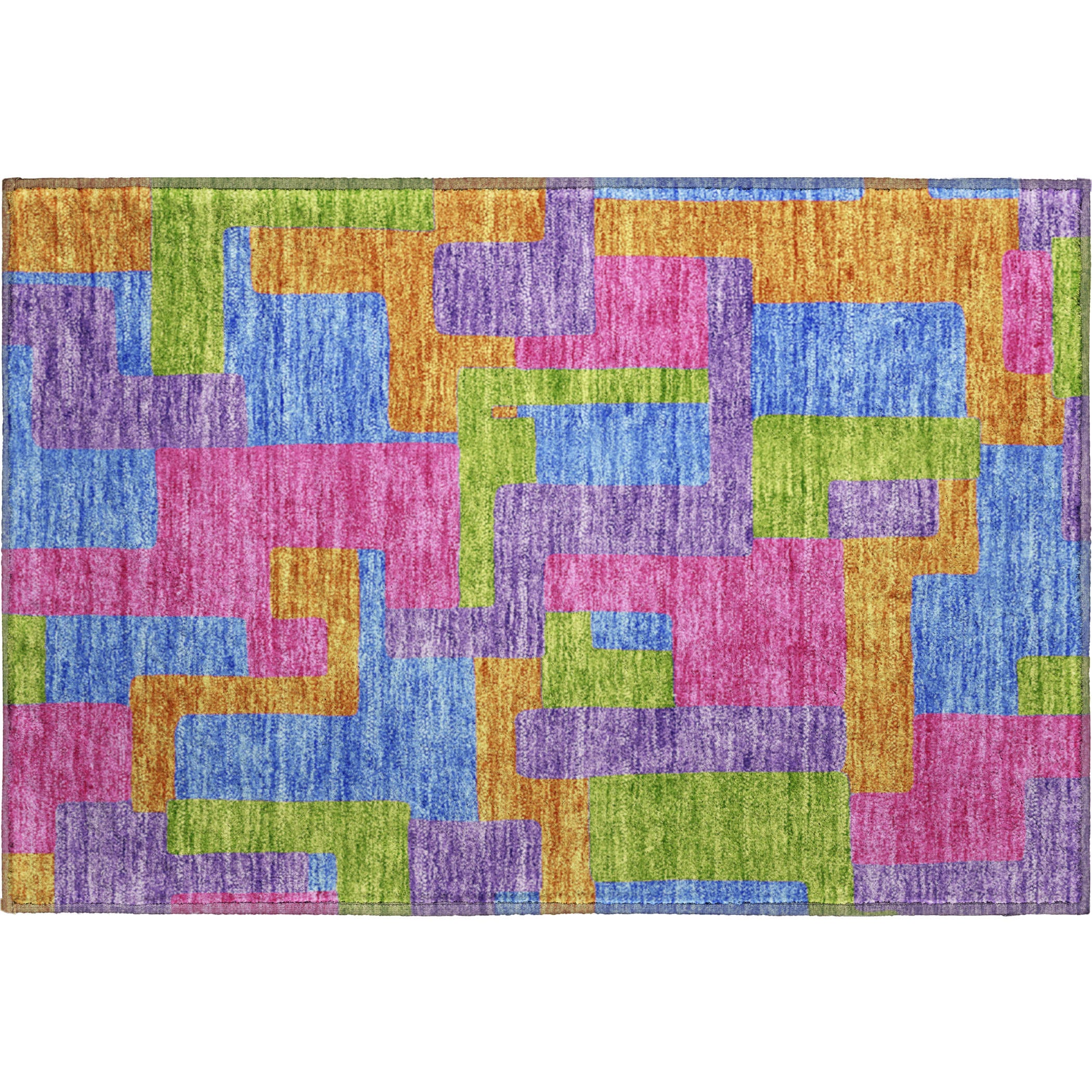 Marrakech Machine Washable Transitional Purple Rug 1'8" x 2'6" #shape_Rectangle