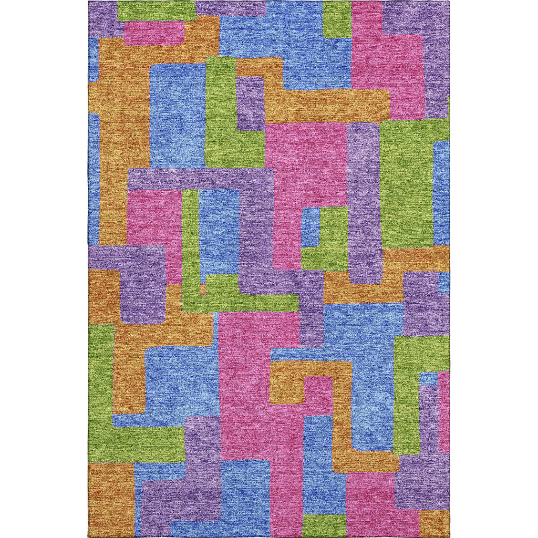 Marrakech Machine Washable Transitional Purple Rug 2'6" x 3'10" #shape_Rectangle