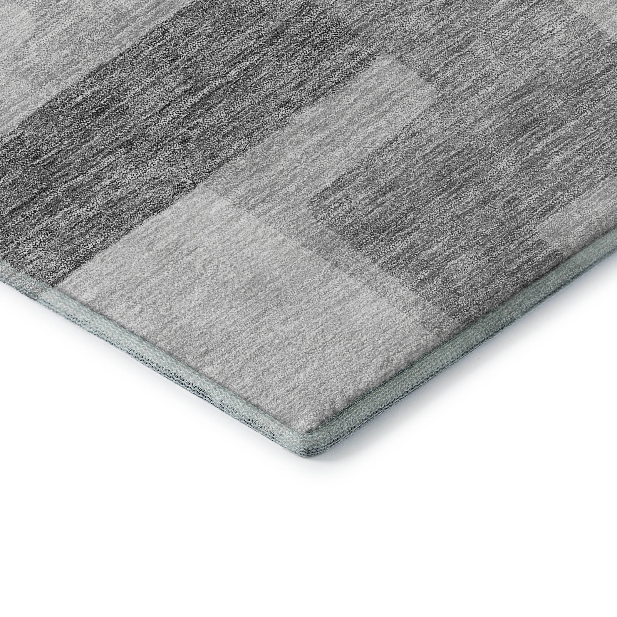 Marrakech Machine Washable Transitional Silver Gray Rug 1'8" x 2'6" #shape_Rectangle