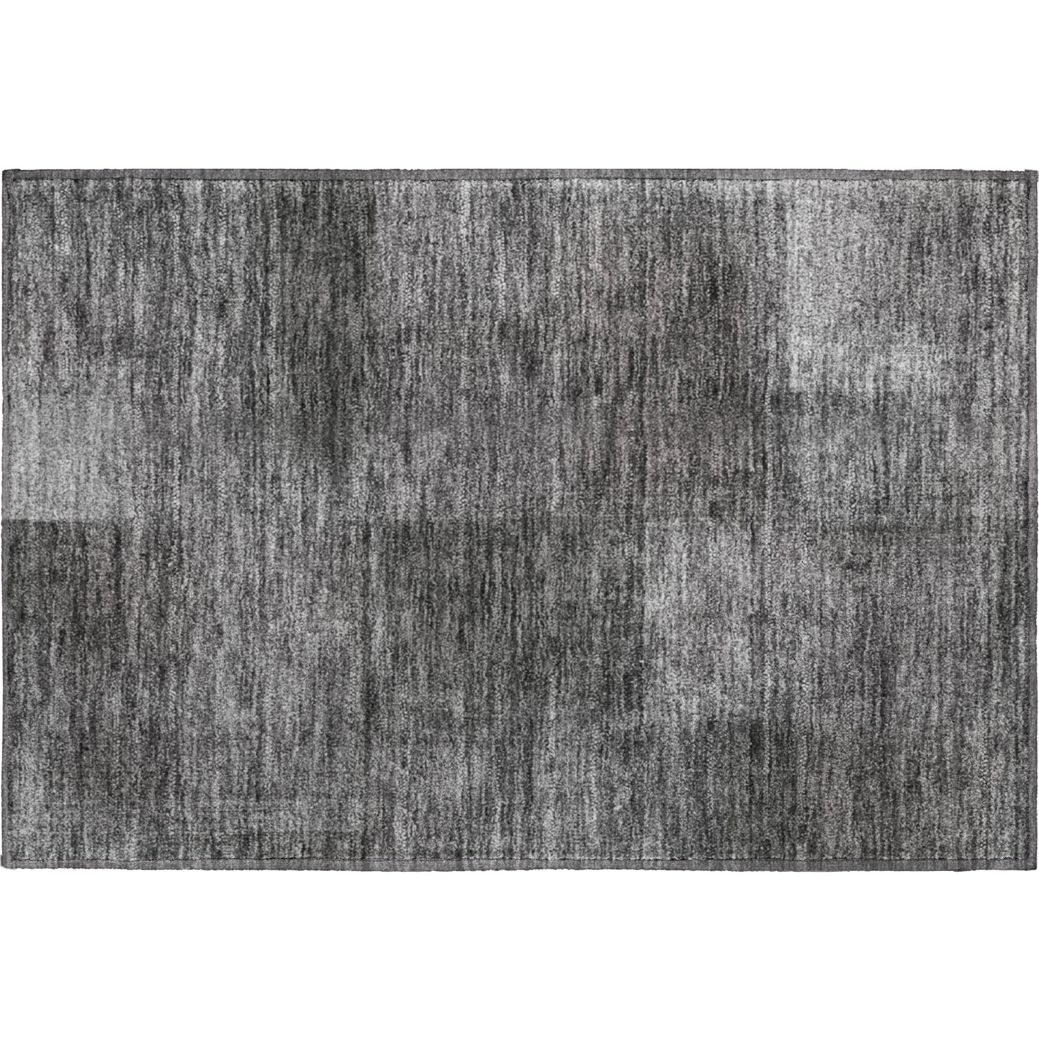 Lisbon Machine Washable Transitional Gray Rug 1'8" x 2'6" #shape_Rectangle