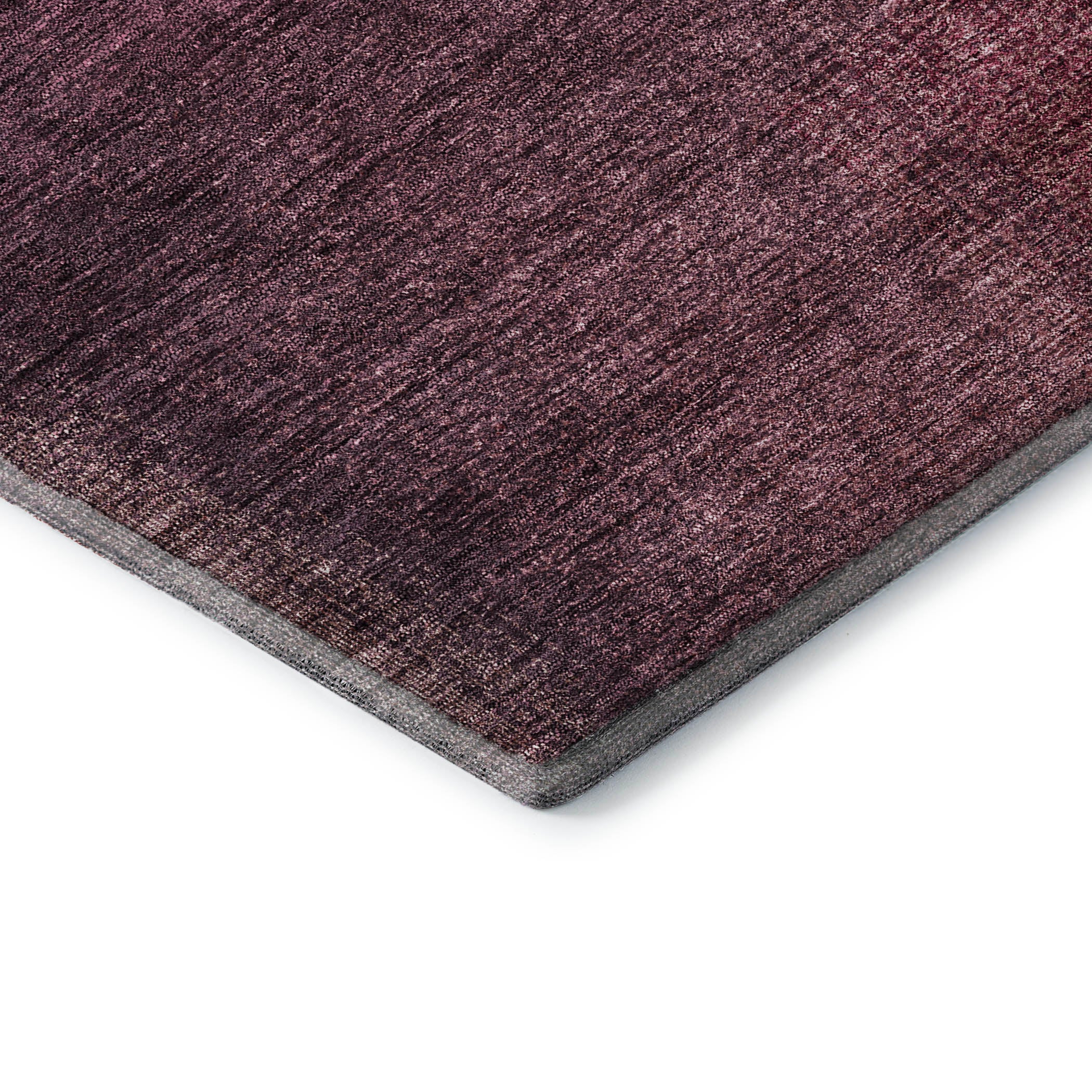 Lisbon Machine Washable Transitional Plum Purple Rug 1'8" x 2'6" #shape_Rectangle