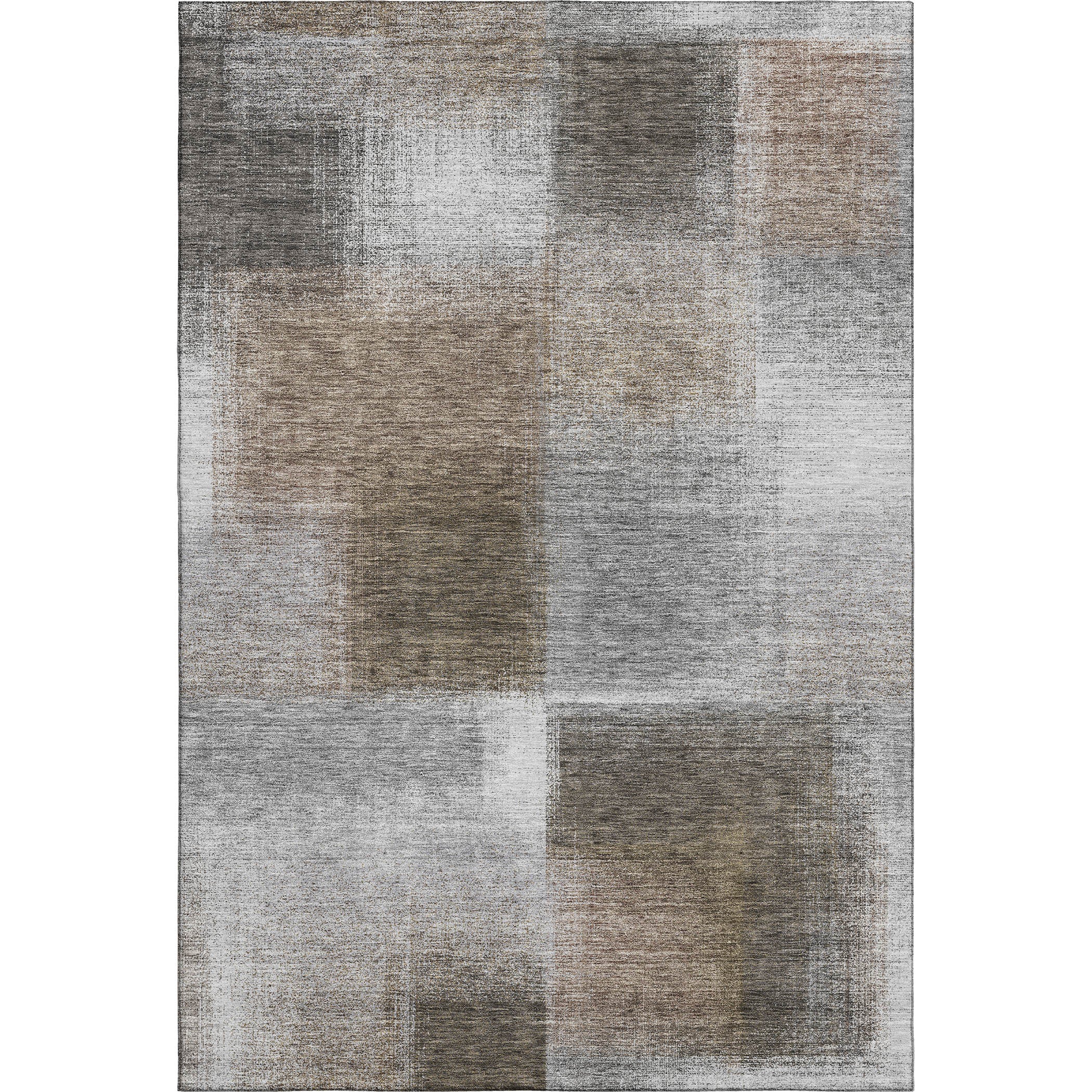 Lisbon Machine Washable Transitional Silver Gray Rug 2'6" x 3'10" #shape_Rectangle