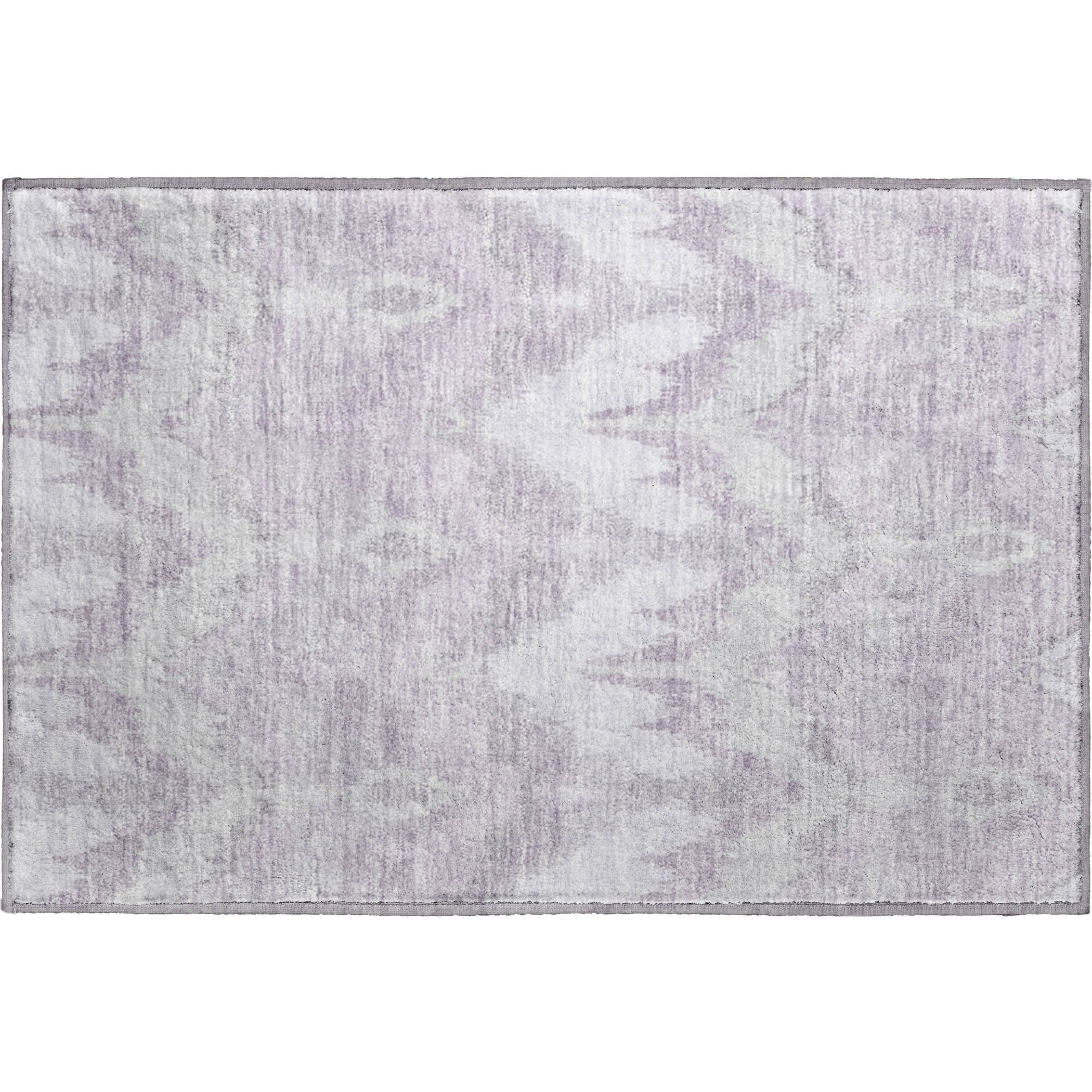 Havana Machine Washable Transitional Lavender Purple Rug 1'8" x 2'6" #shape_Rectangle