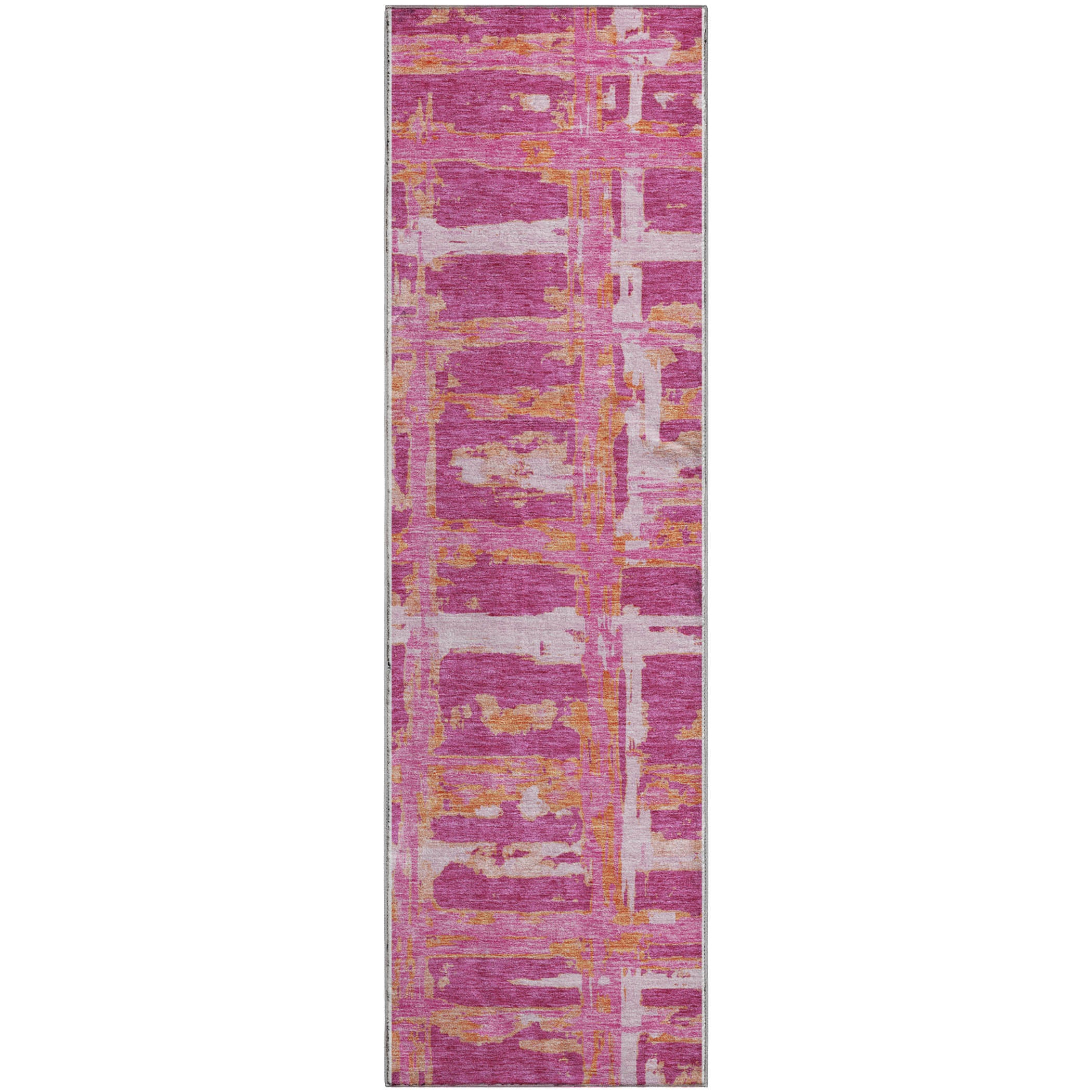 Chiang Mai Machine Washable Transitional Blush Pink Rug 2'3" x 7'6" #shape_Runner