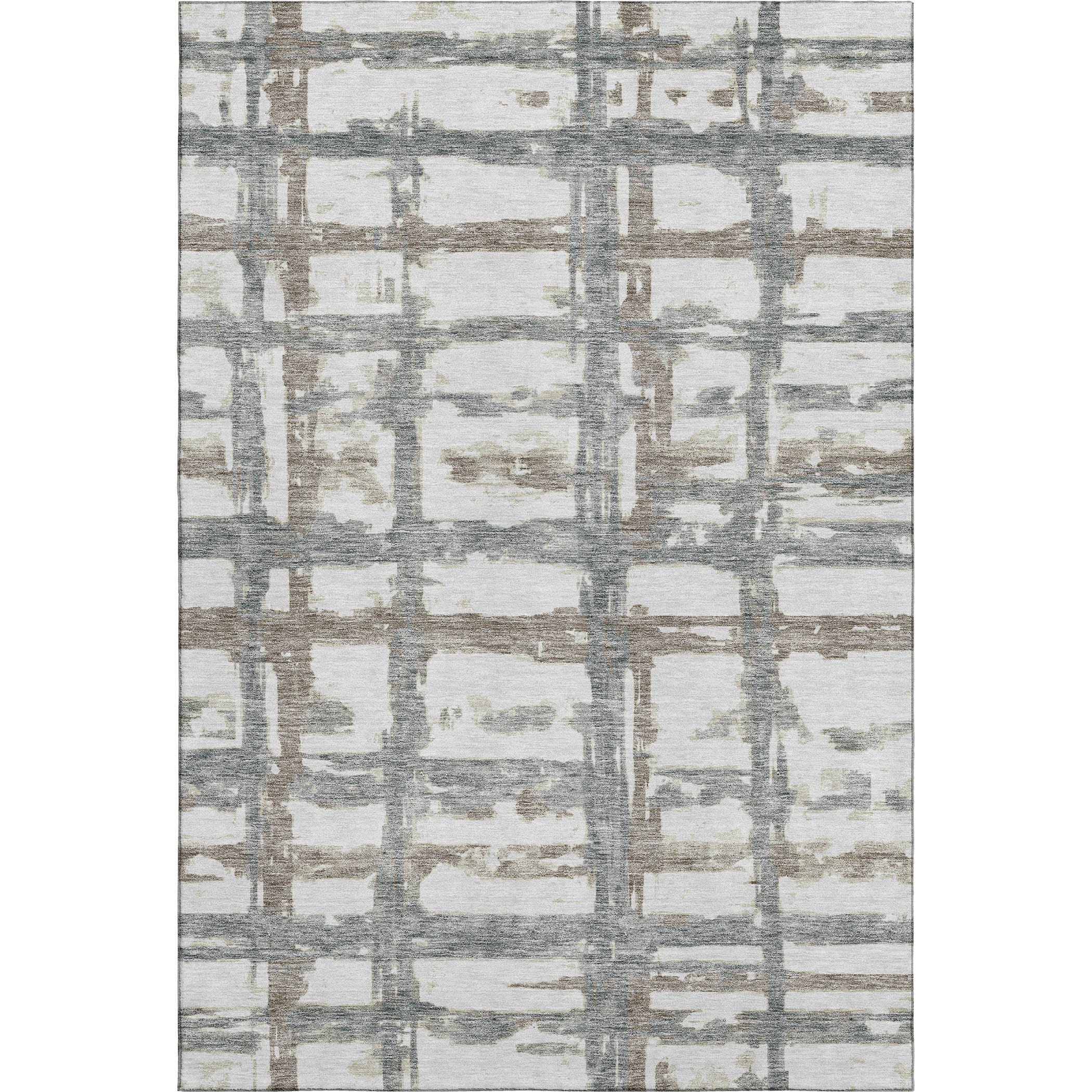 Chiang Mai Machine Washable Transitional Silver Gray Rug 2'6" x 3'10" #shape_Rectangle