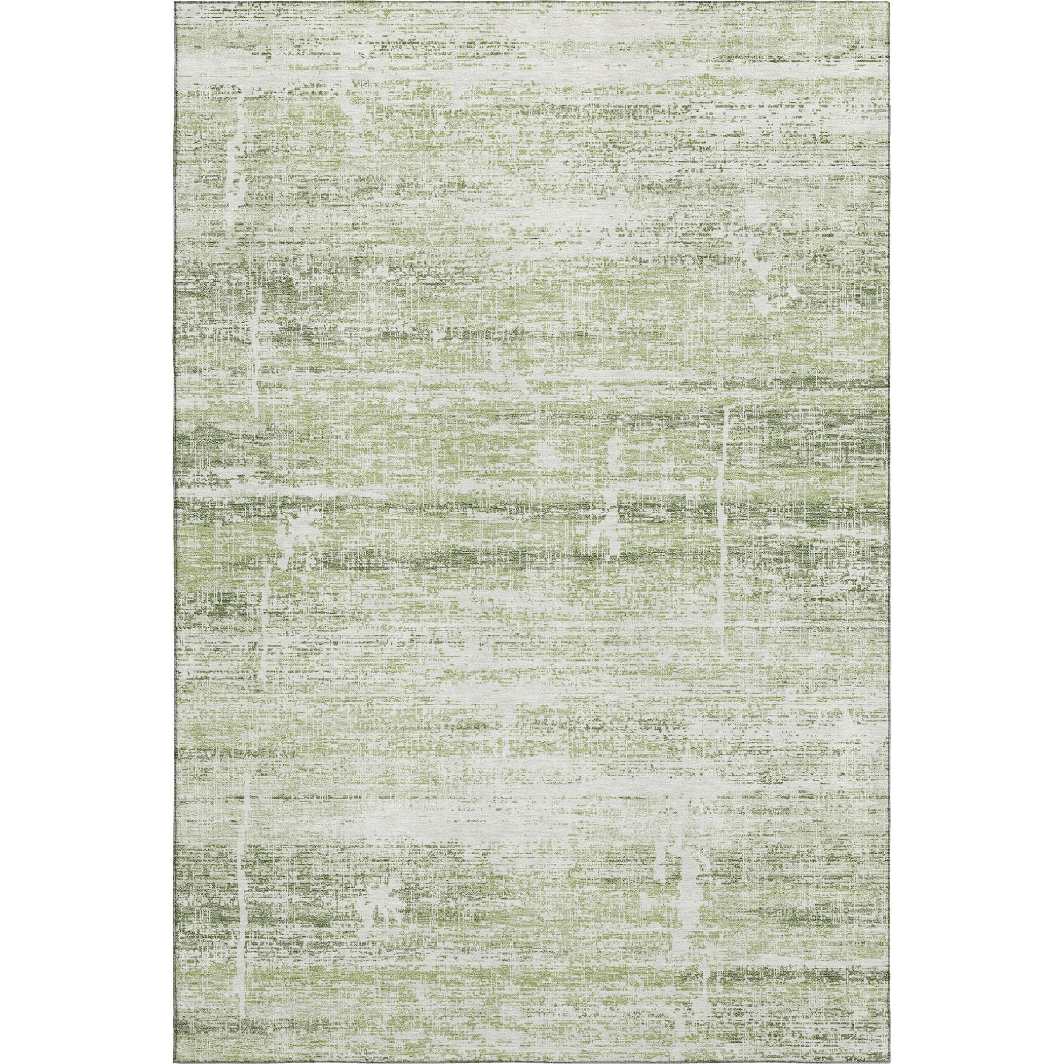 Havana Machine Washable Transitional Aloe Green Rug 2'6" x 3'10" #shape_Rectangle