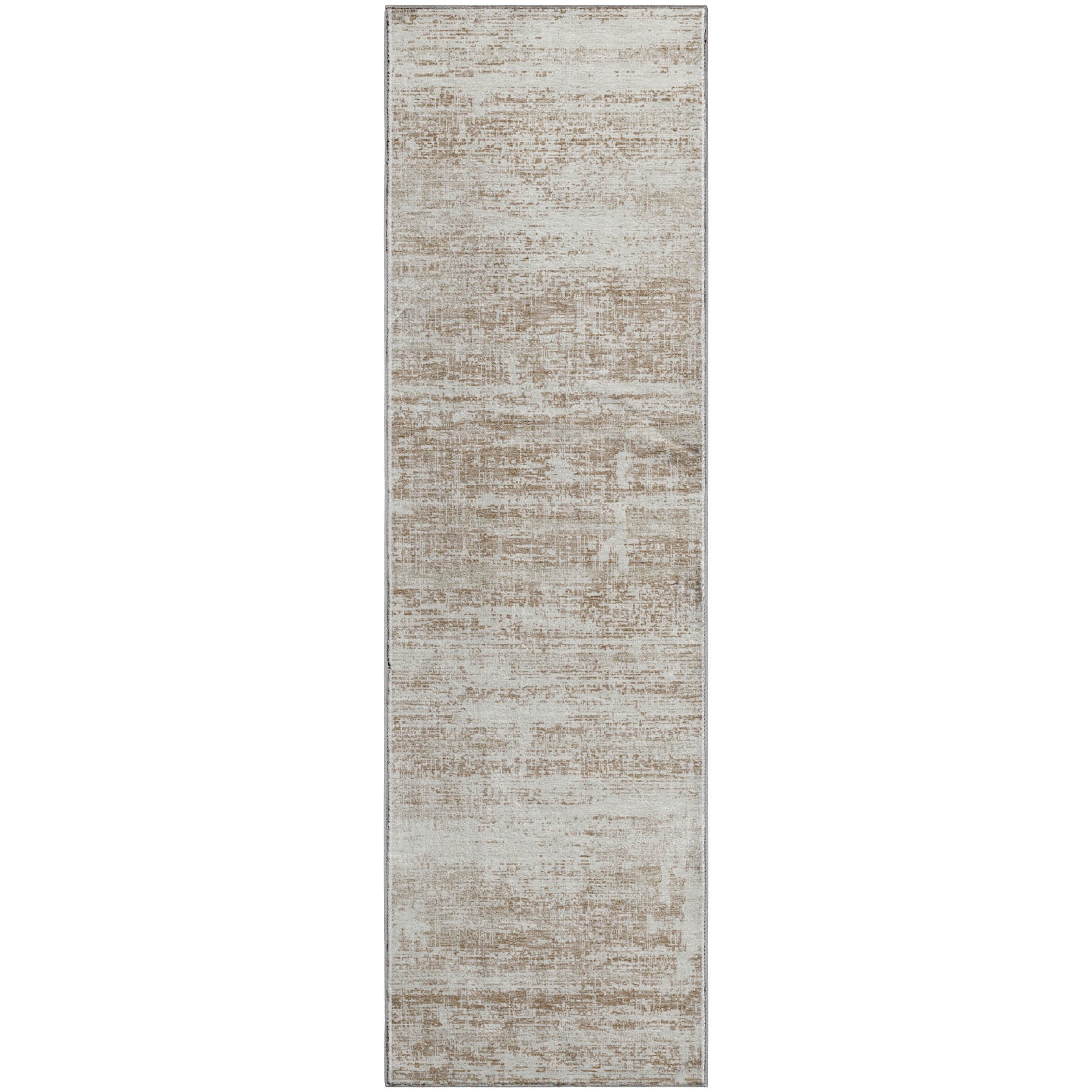 Havana Machine Washable Transitional Beige Brown Rug 2'3" x 7'6" #shape_Runner