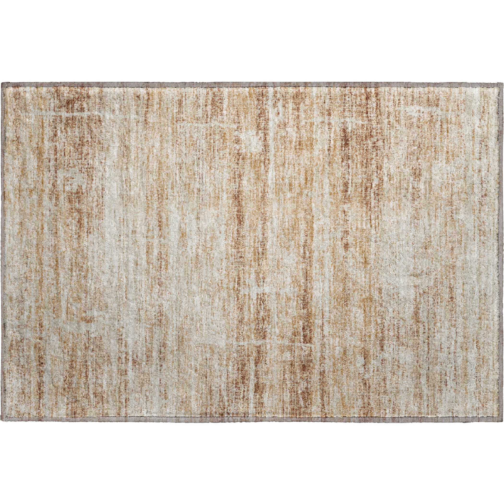 Havana Machine Washable Transitional Copper Orange Rug 1'8" x 2'6" #shape_Rectangle