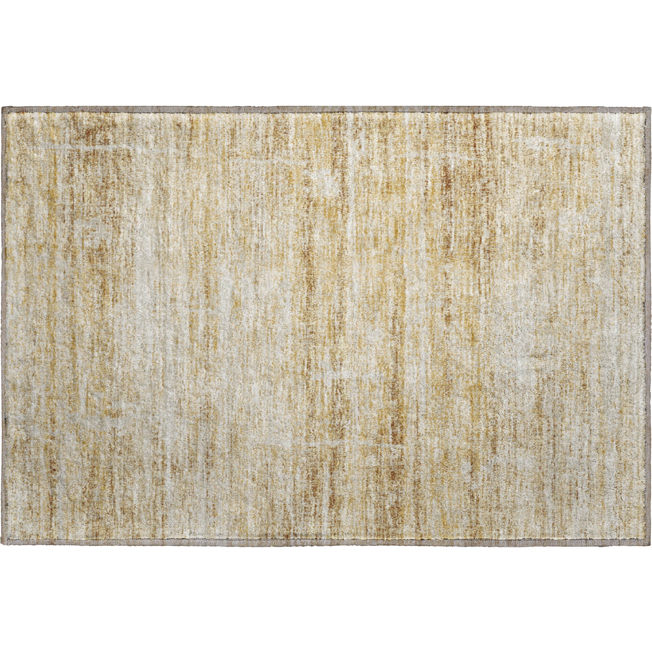 Havana Machine Washable Transitional Gold Rug 1'8" x 2'6" #shape_Rectangle