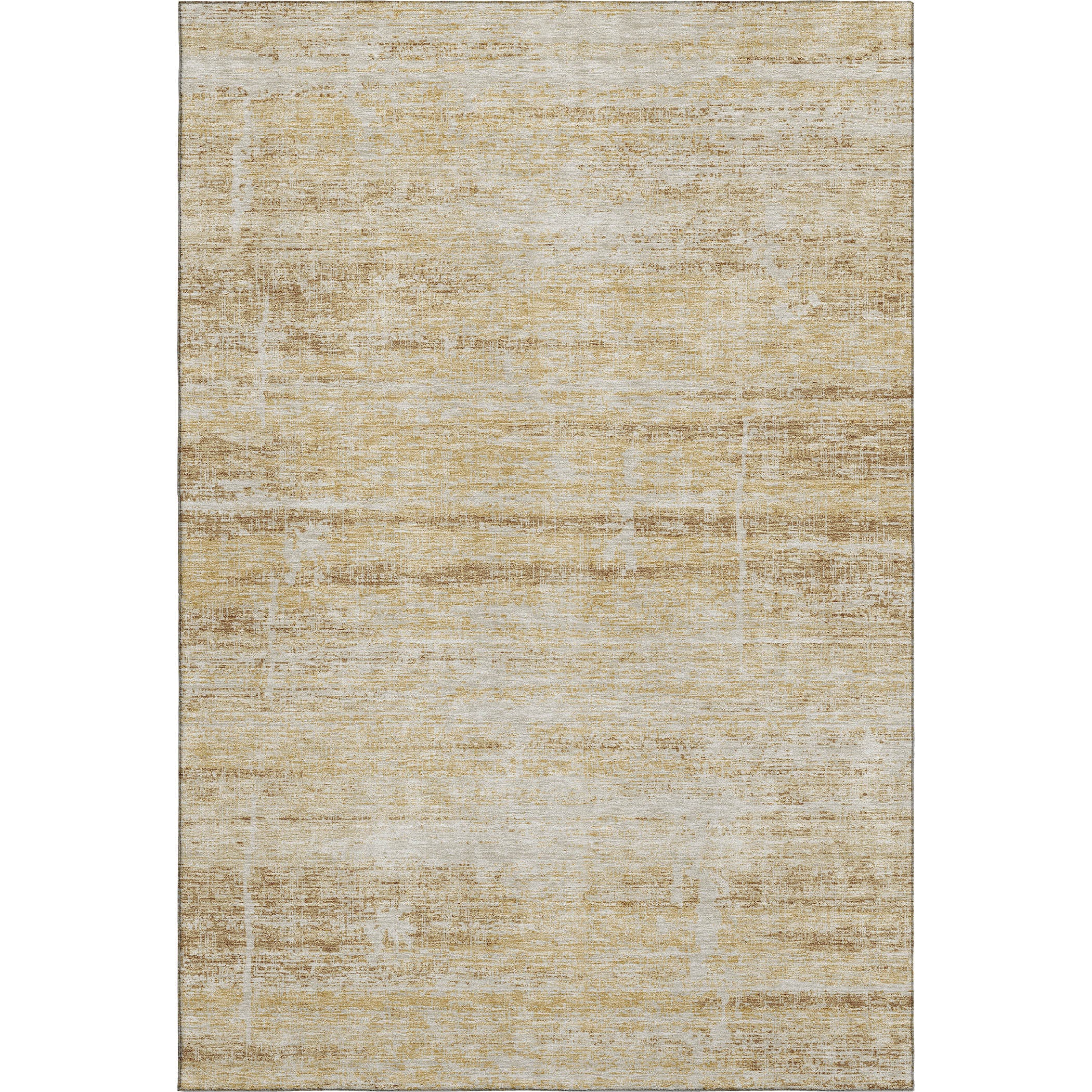 Havana Machine Washable Transitional Gold Rug 2'6" x 3'10" #shape_Rectangle