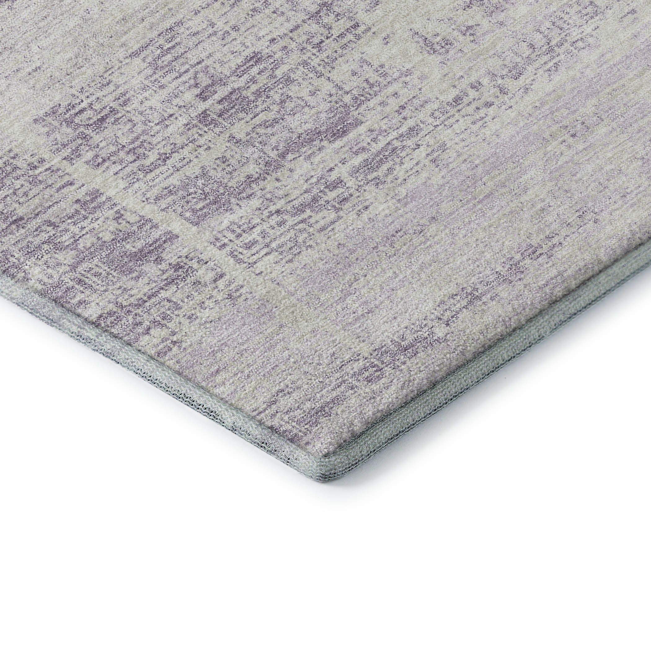 Havana Machine Washable Transitional Lavender Purple Rug 1'8" x 2'6" #shape_Rectangle