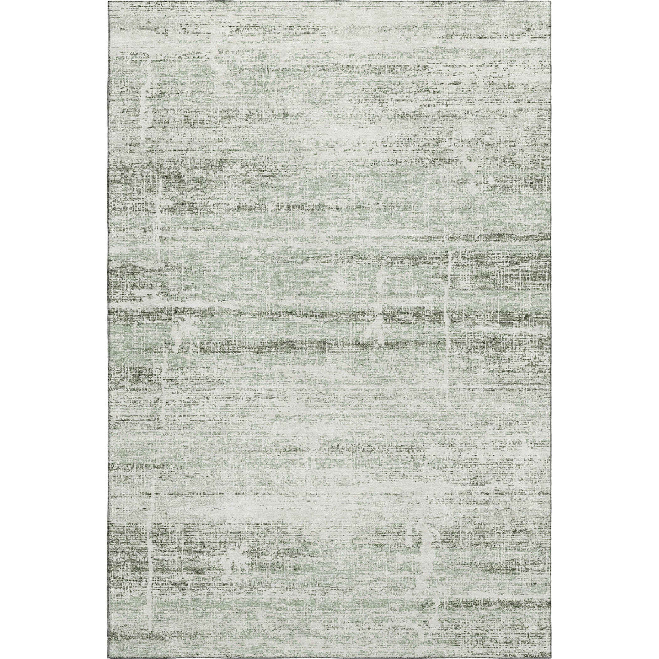 Havana Machine Washable Transitional Sage Green Rug 2'6" x 3'10" #shape_Rectangle