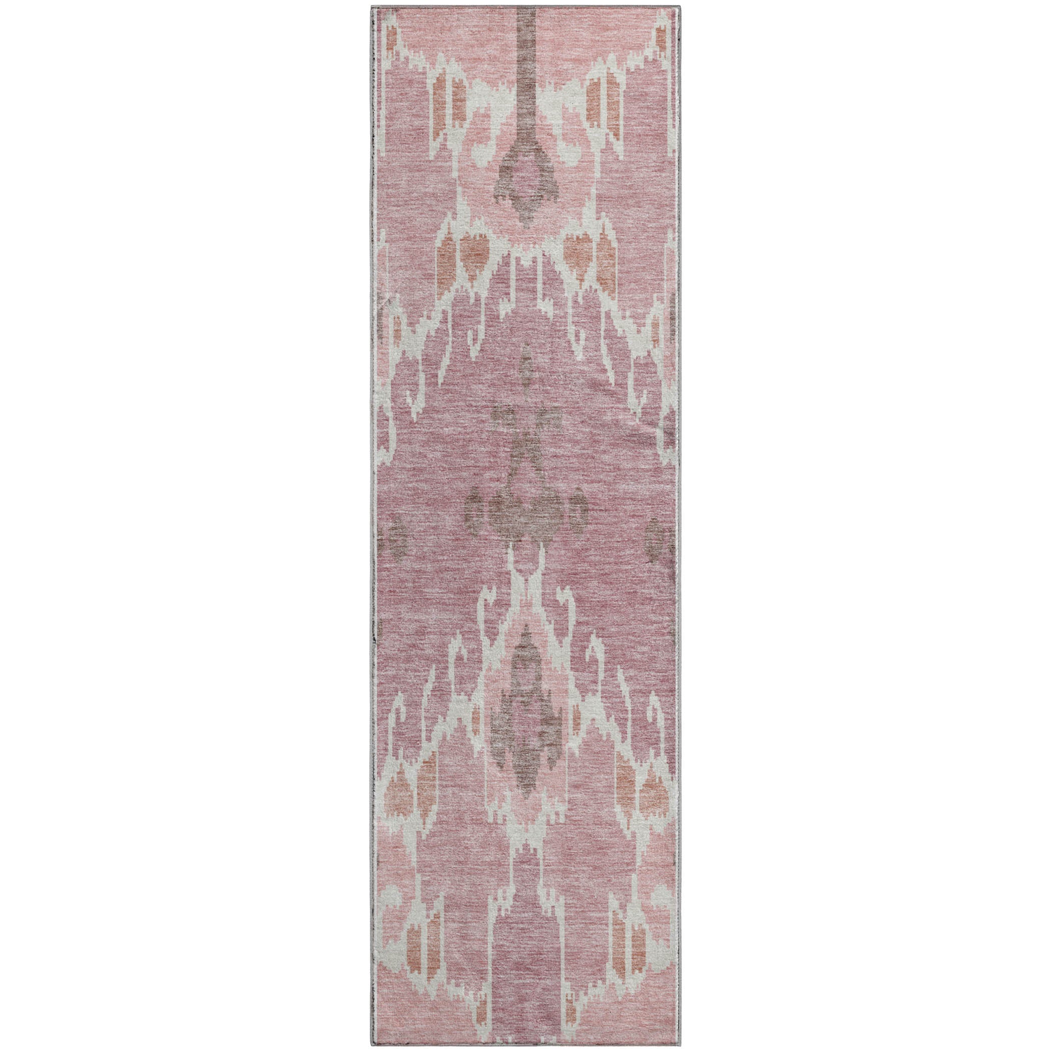 Mdina Machine Washable Transitional Blush Pink Rug 2'3" x 7'6" #shape_Runner