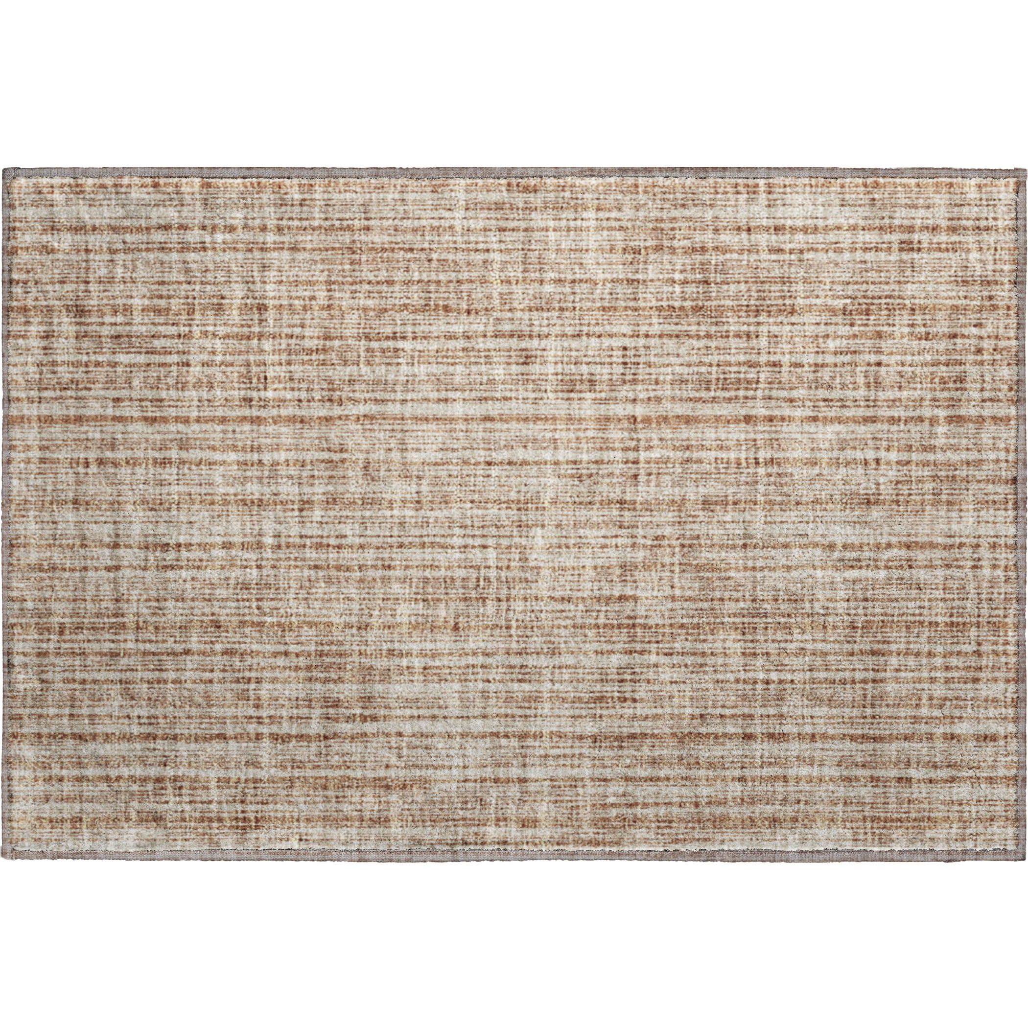 Athens Machine Washable Transitional Paprika Orange Rug 1'8" x 2'6" #shape_Rectangle