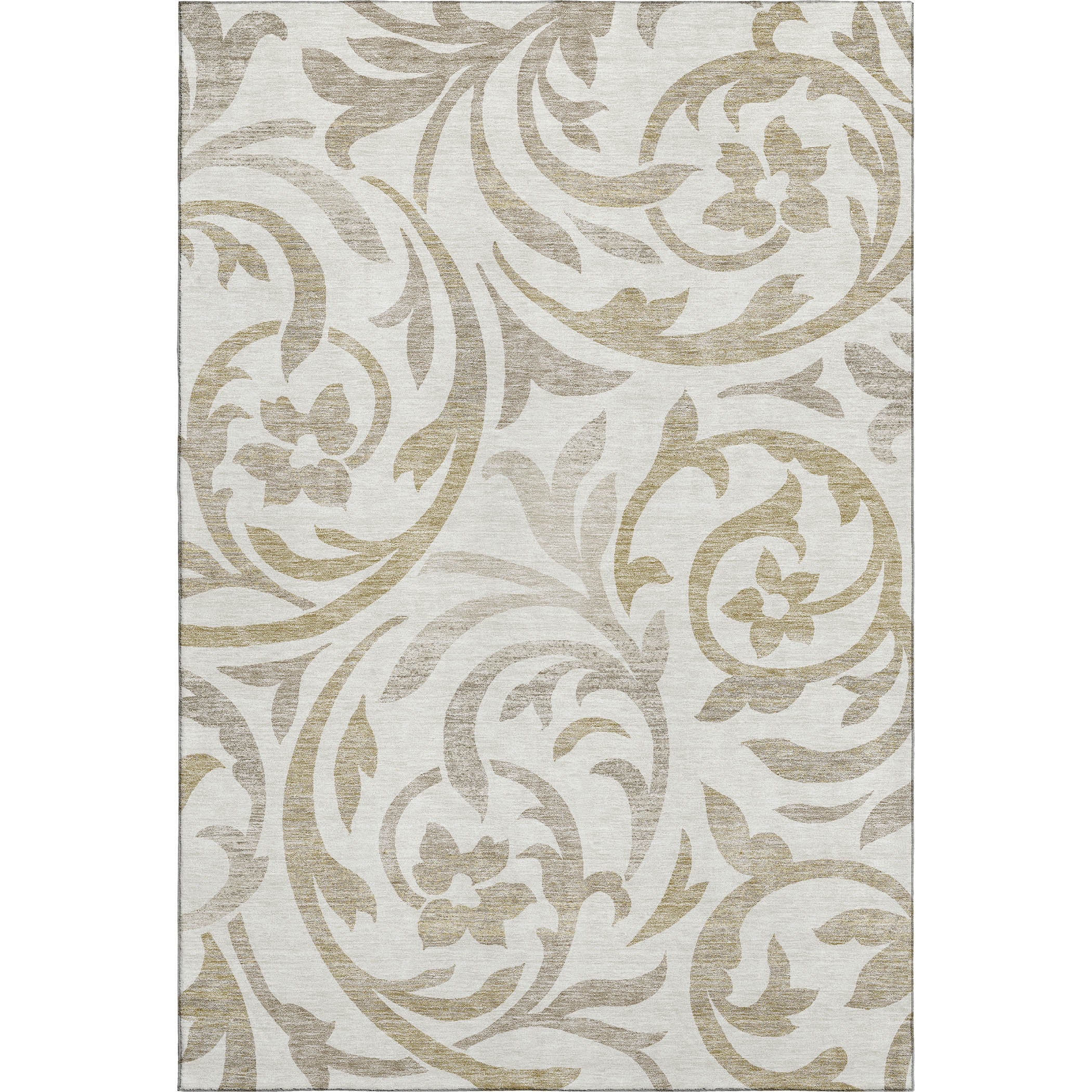 Salzburg Machine Washable Transitional Ivory Rug 2'6" x 3'10" #shape_Rectangle