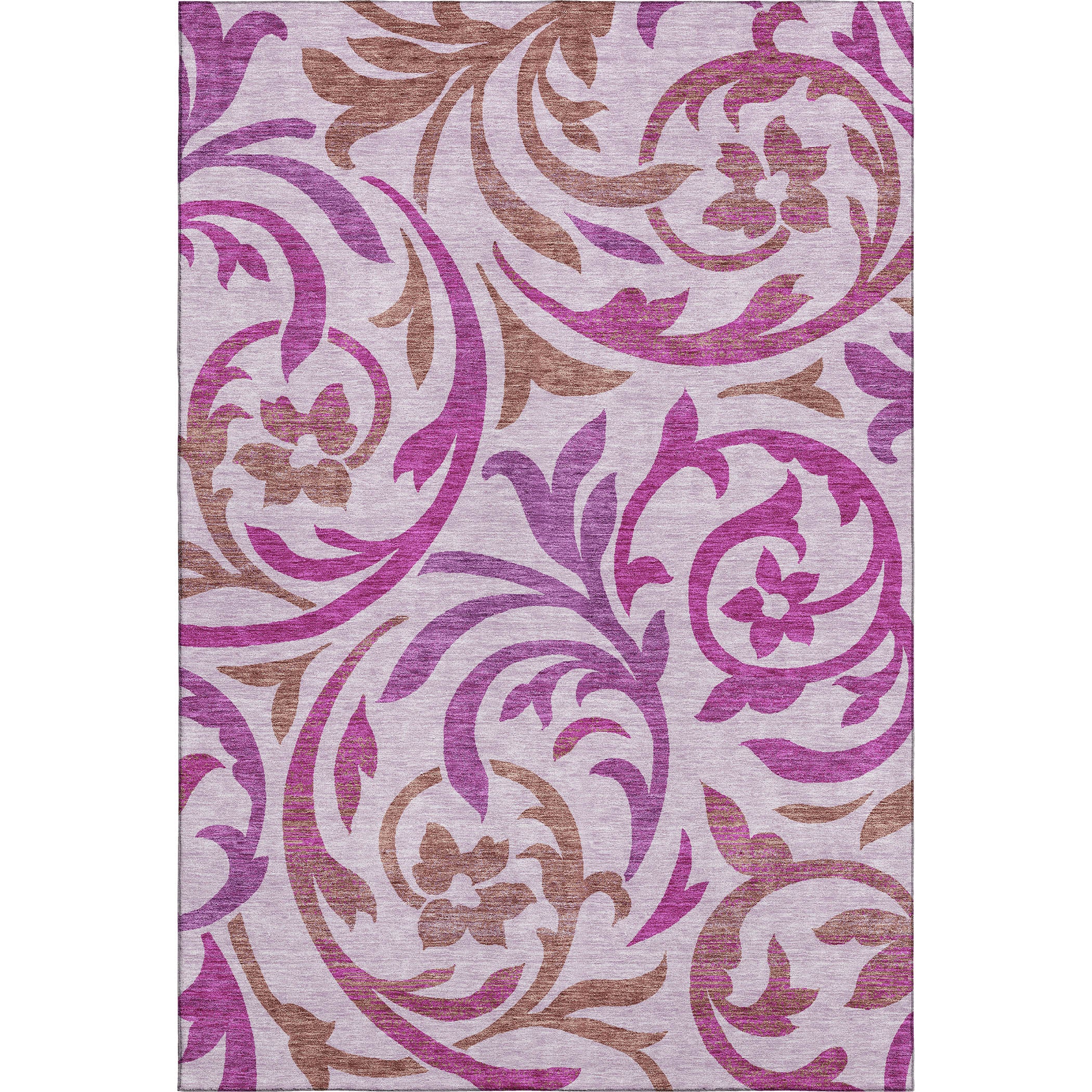 Salzburg Machine Washable Transitional Lavender Purple Rug 2'6" x 3'10" #shape_Rectangle
