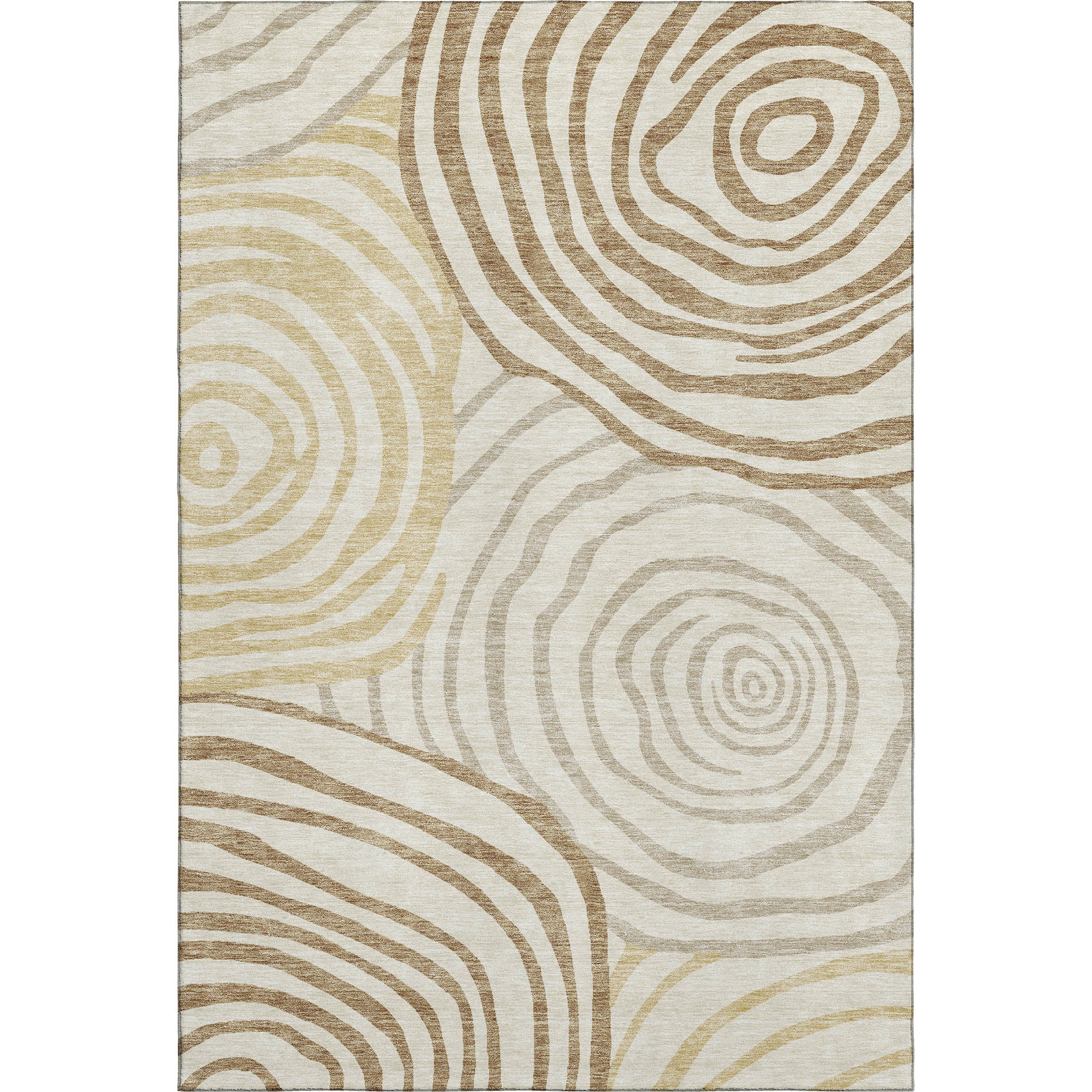Chiang Mai Machine Washable Transitional Gold Rug 2'6" x 3'10" #shape_Rectangle