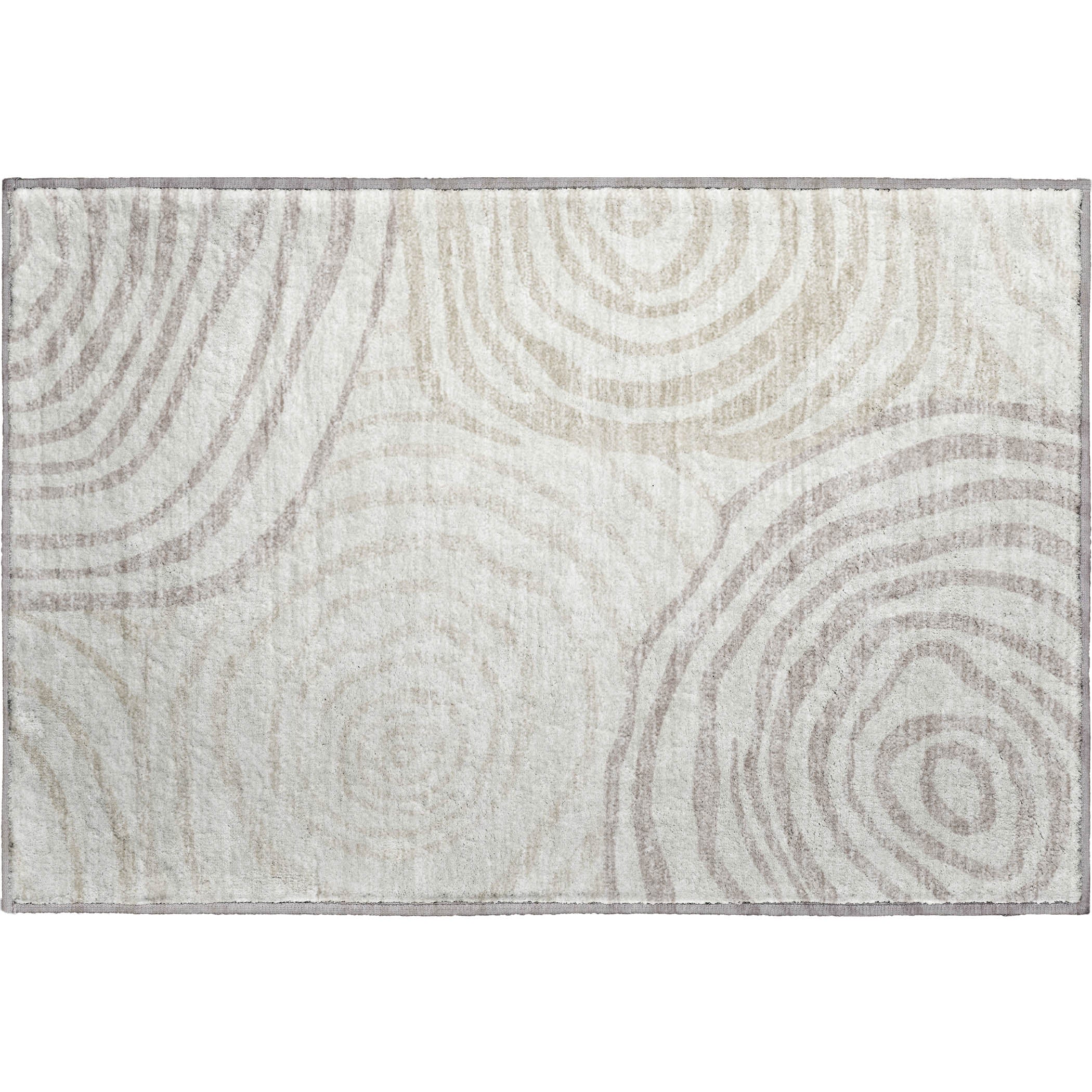 Chiang Mai Machine Washable Transitional Ivory Rug 1'8" x 2'6" #shape_Rectangle