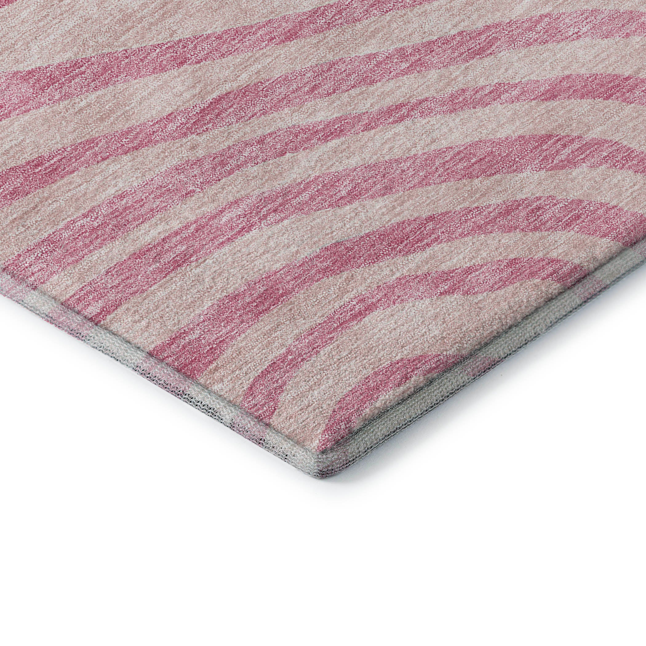 Chiang Mai Machine Washable Transitional Pink Rug 1'8" x 2'6" #shape_Rectangle