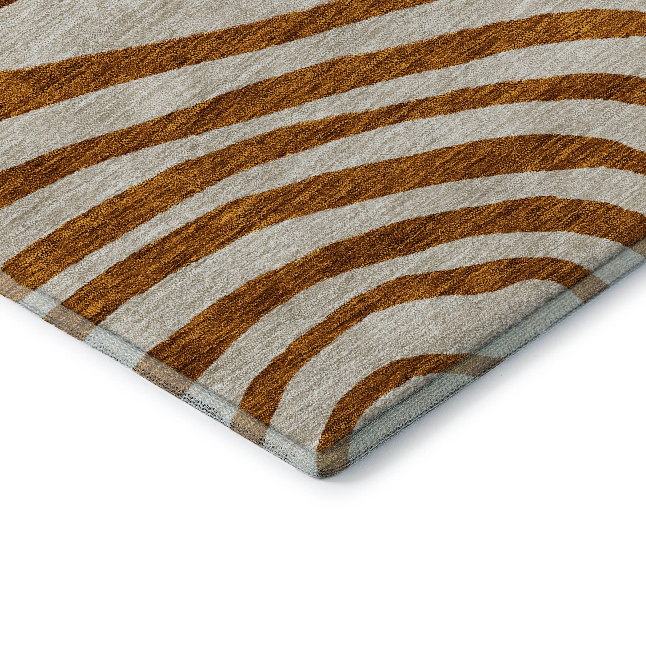 Chiang Mai Machine Washable Transitional Terracotta Orange Rug 1'8" x 2'6" #shape_Rectangle
