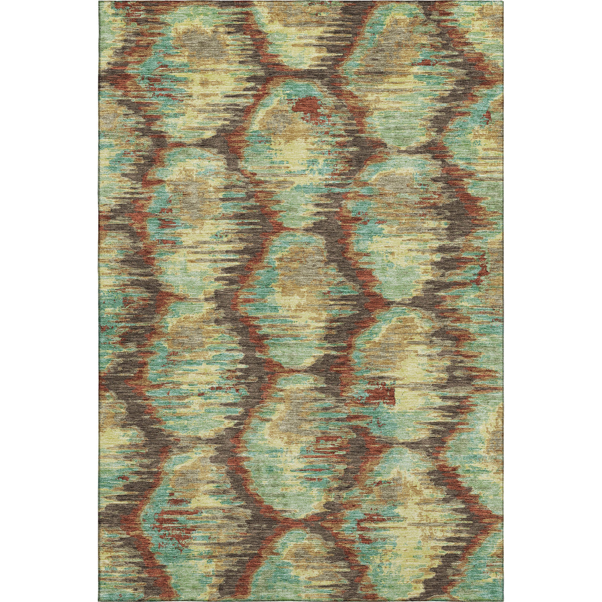 Oslo Machine Washable Transitional Fudge Brown Rug 2'6" x 3'10" #shape_Rectangle