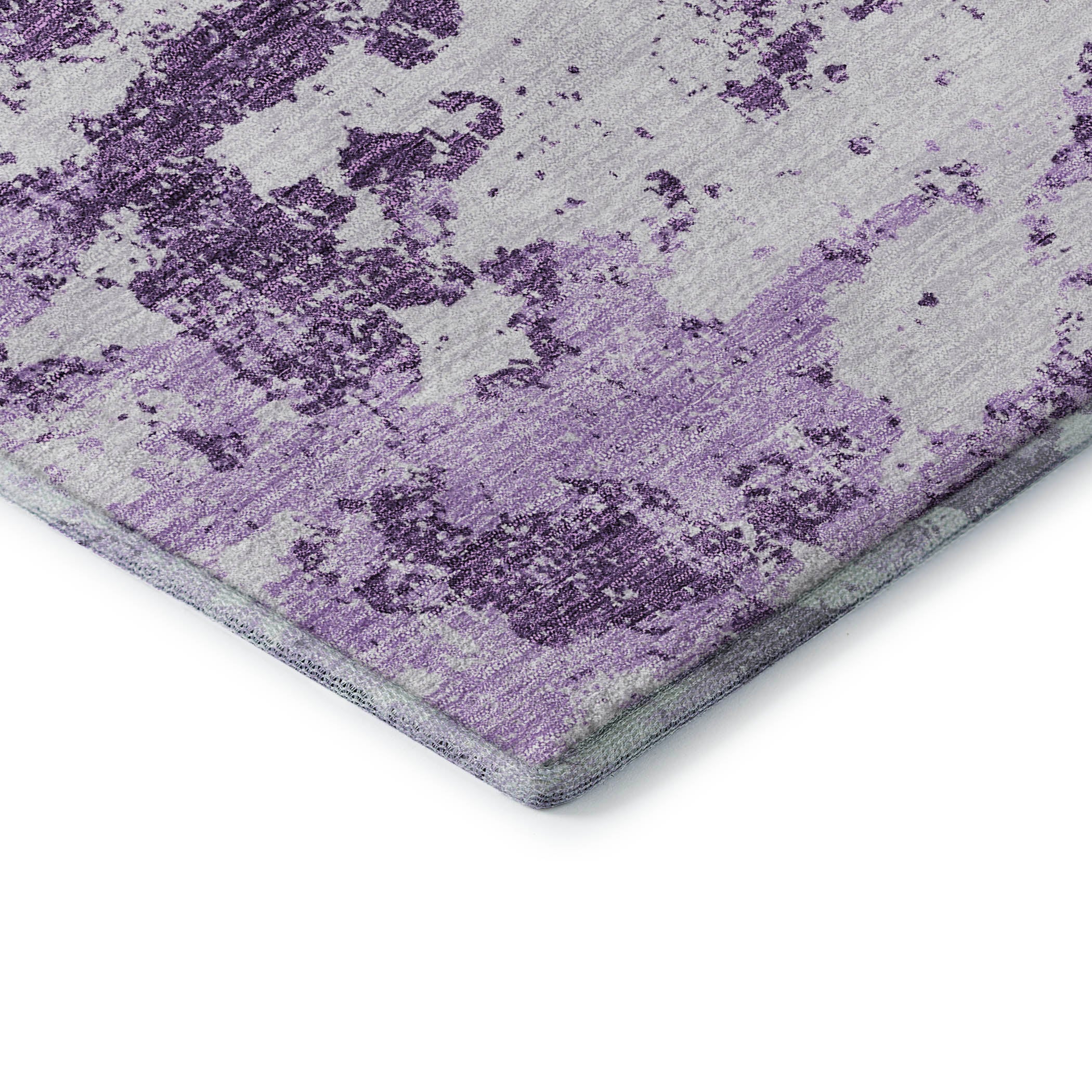 Bangkok Machine Washable Transitional Lavender Purple Rug 1'8" x 2'6" #shape_Rectangle