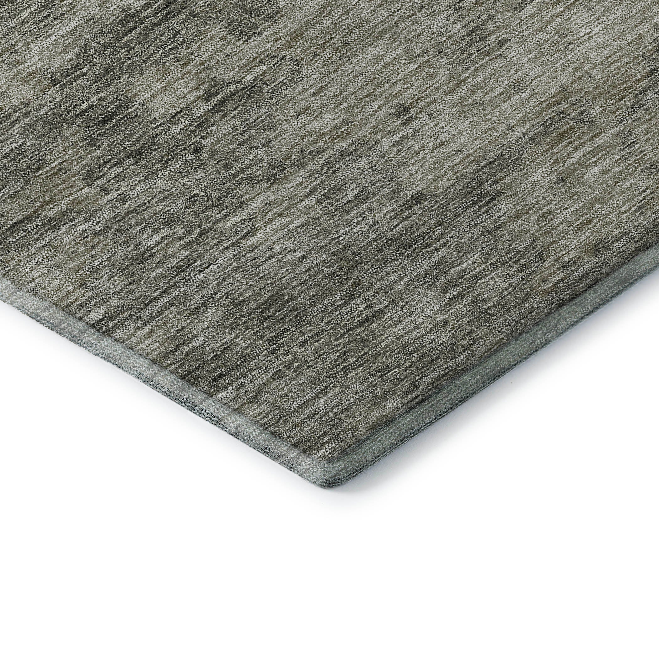Bangkok Machine Washable Transitional Taupe Brown Rug 1'8" x 2'6" #shape_Rectangle