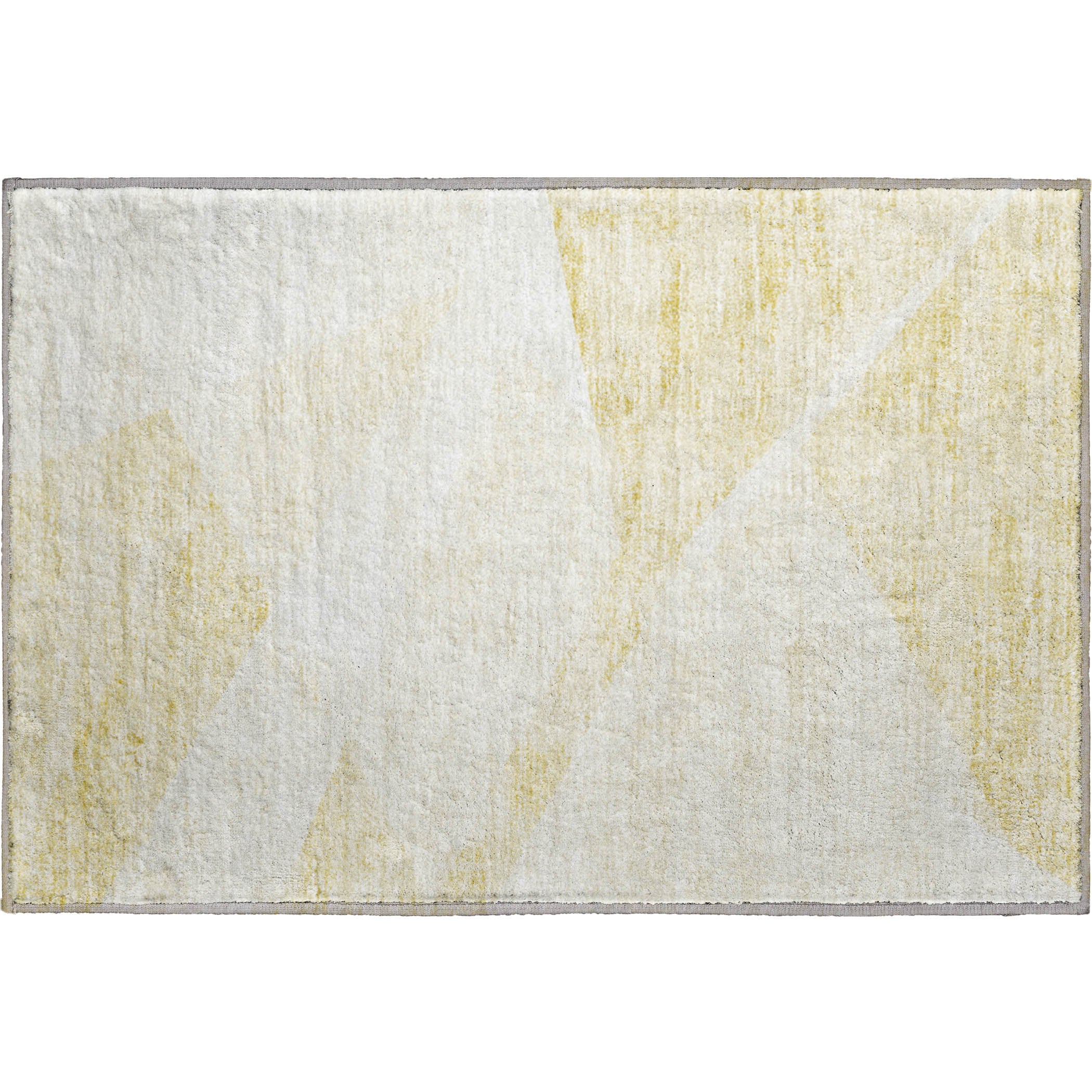 Bangkok Machine Washable Transitional Gold Rug 1'8" x 2'6" #shape_Rectangle