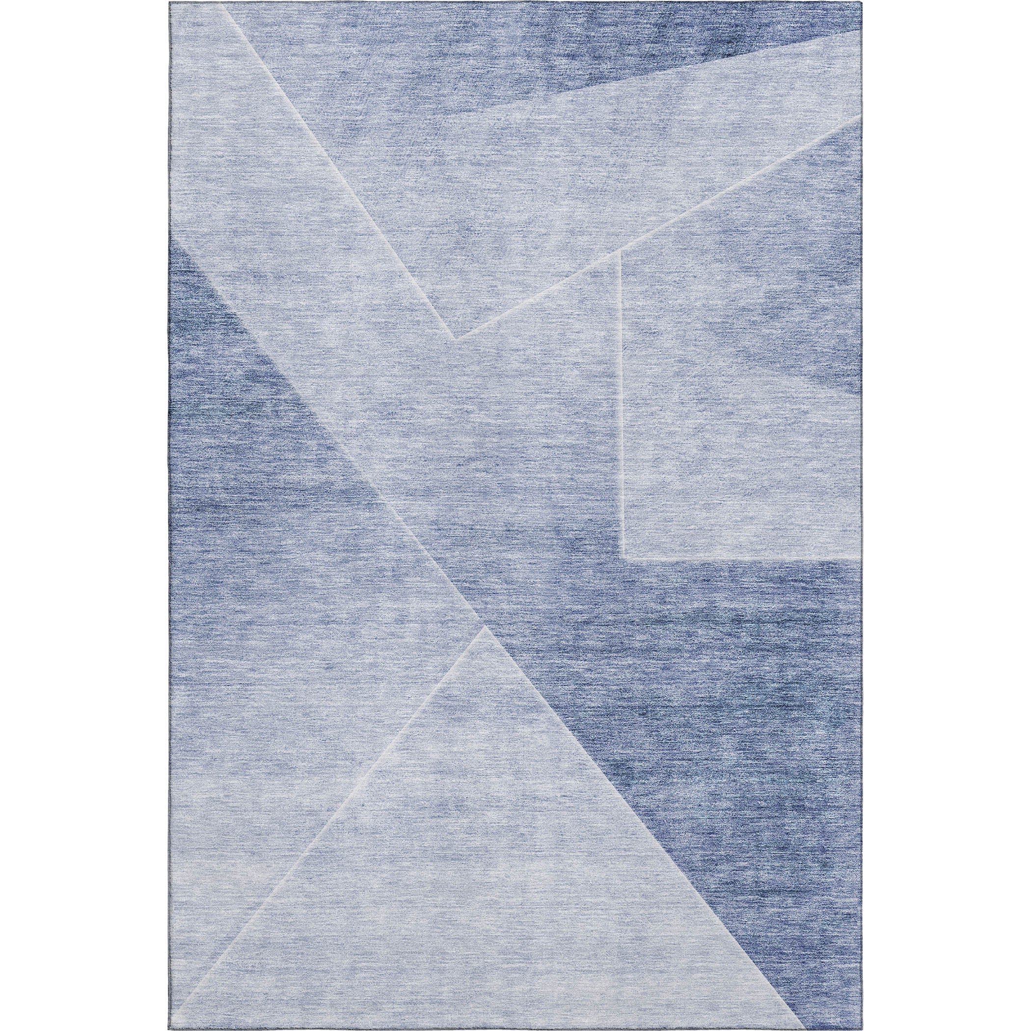 Bogota Machine Washable Transitional Blue Rug 2'6" x 3'10" #shape_Rectangle