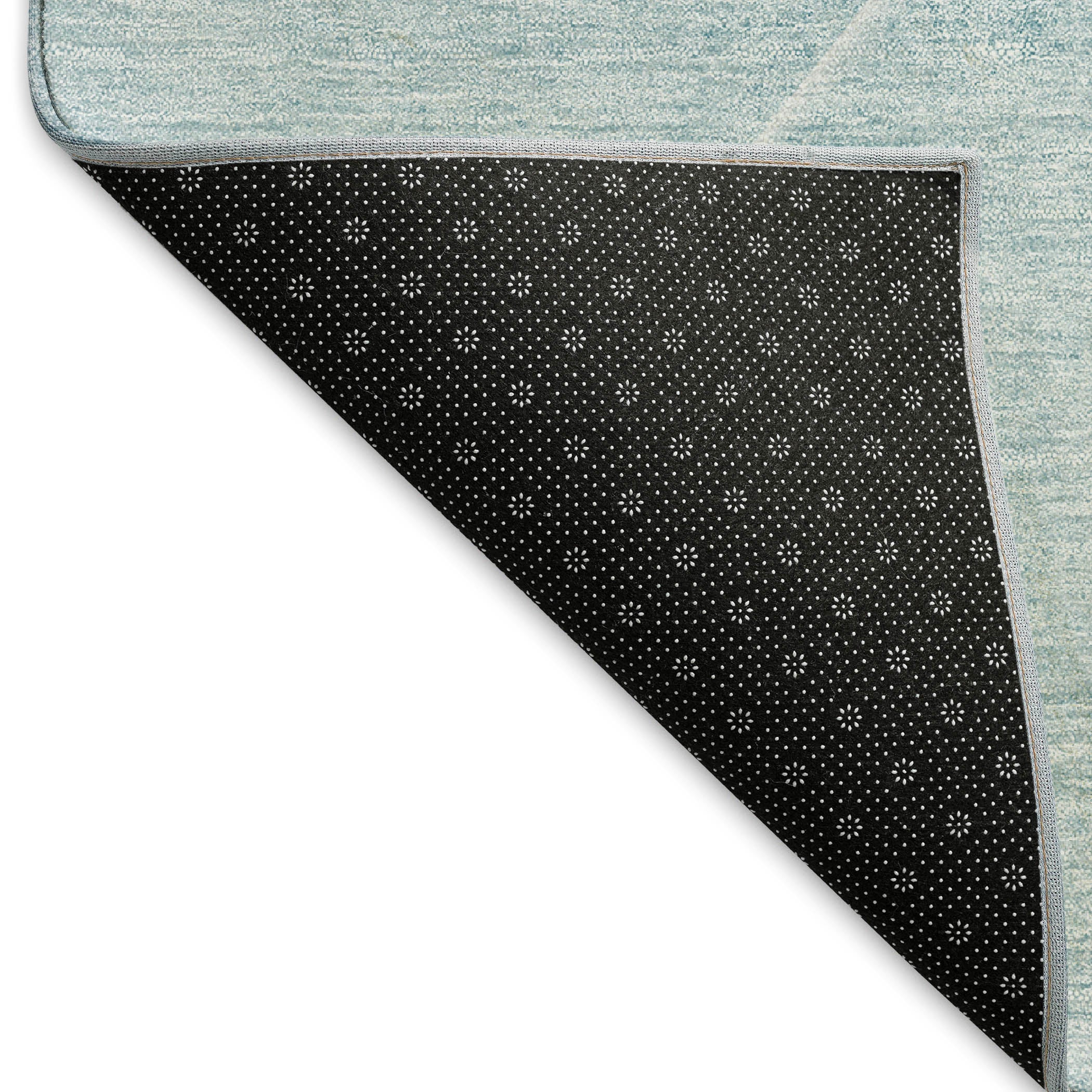 Bogota Machine Washable Transitional Teal Rug 1'8" x 2'6" #shape_Rectangle