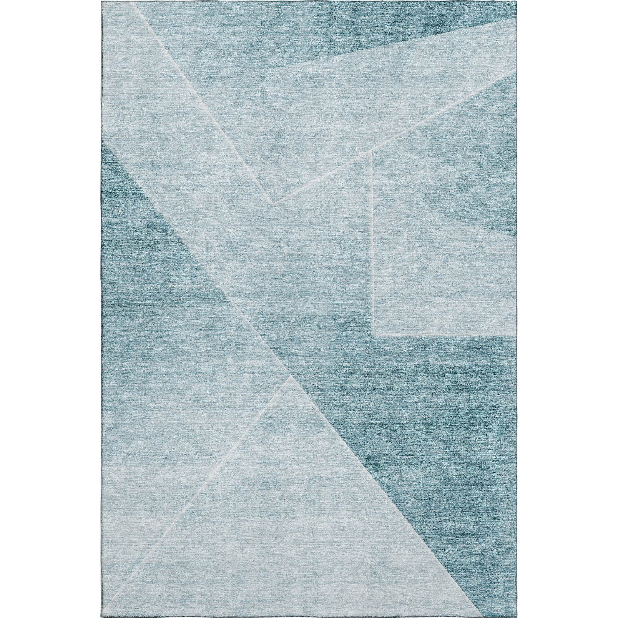 Bogota Machine Washable Transitional Teal Rug 2'6" x 3'10" #shape_Rectangle