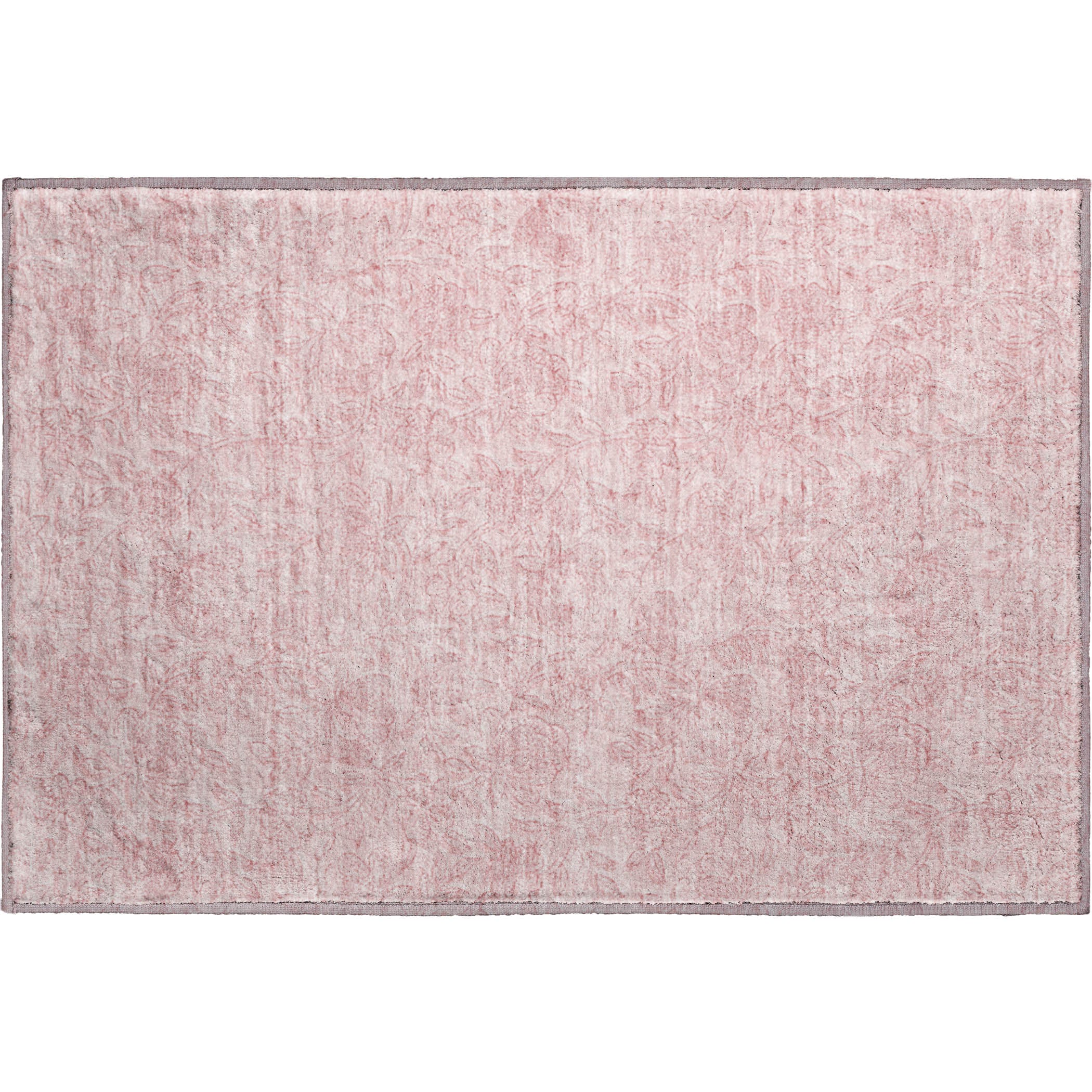 Cusco Machine Washable Transitional Pink Rug 1'8" x 2'6" #shape_Rectangle