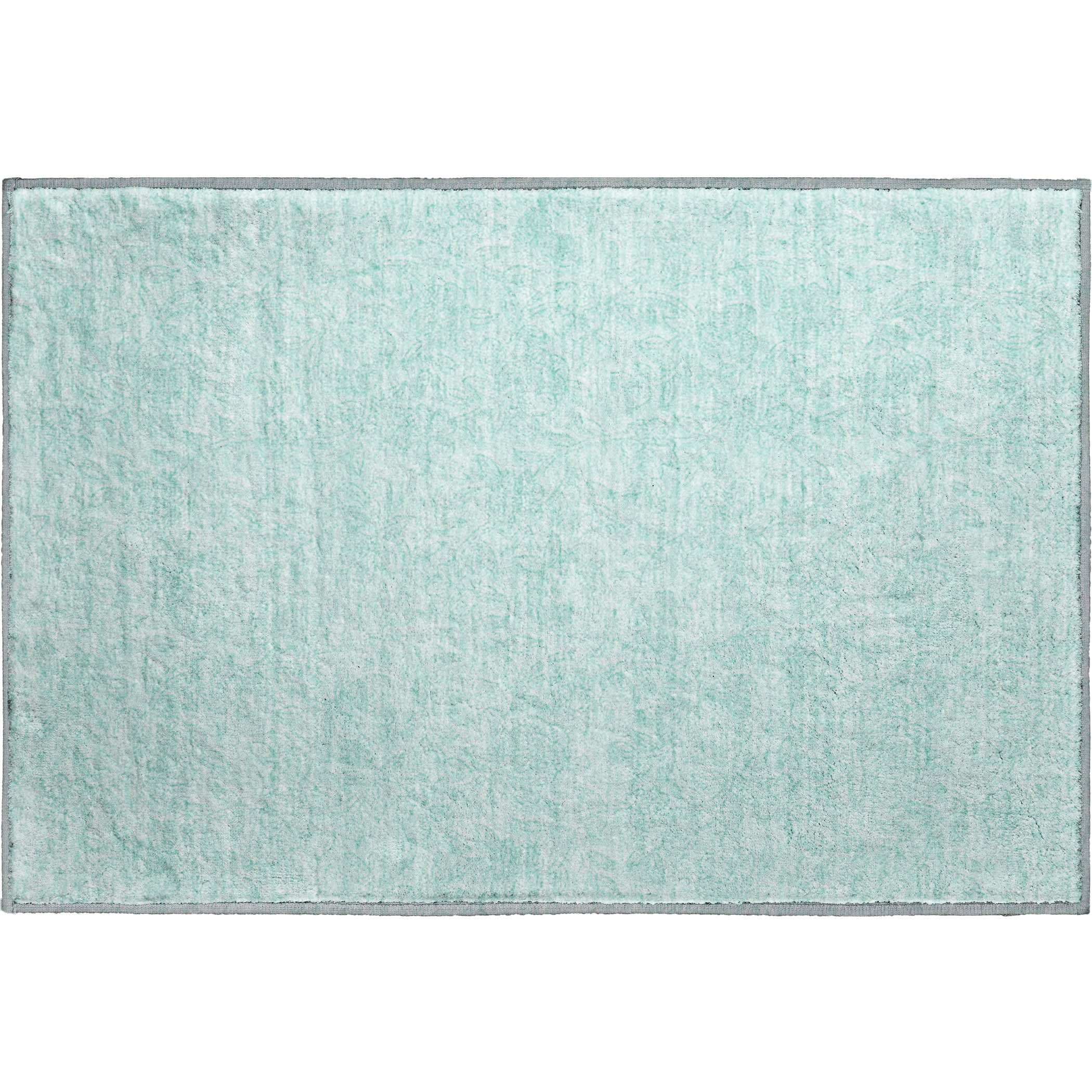 Cusco Machine Washable Transitional Teal Rug 1'8" x 2'6" #shape_Rectangle