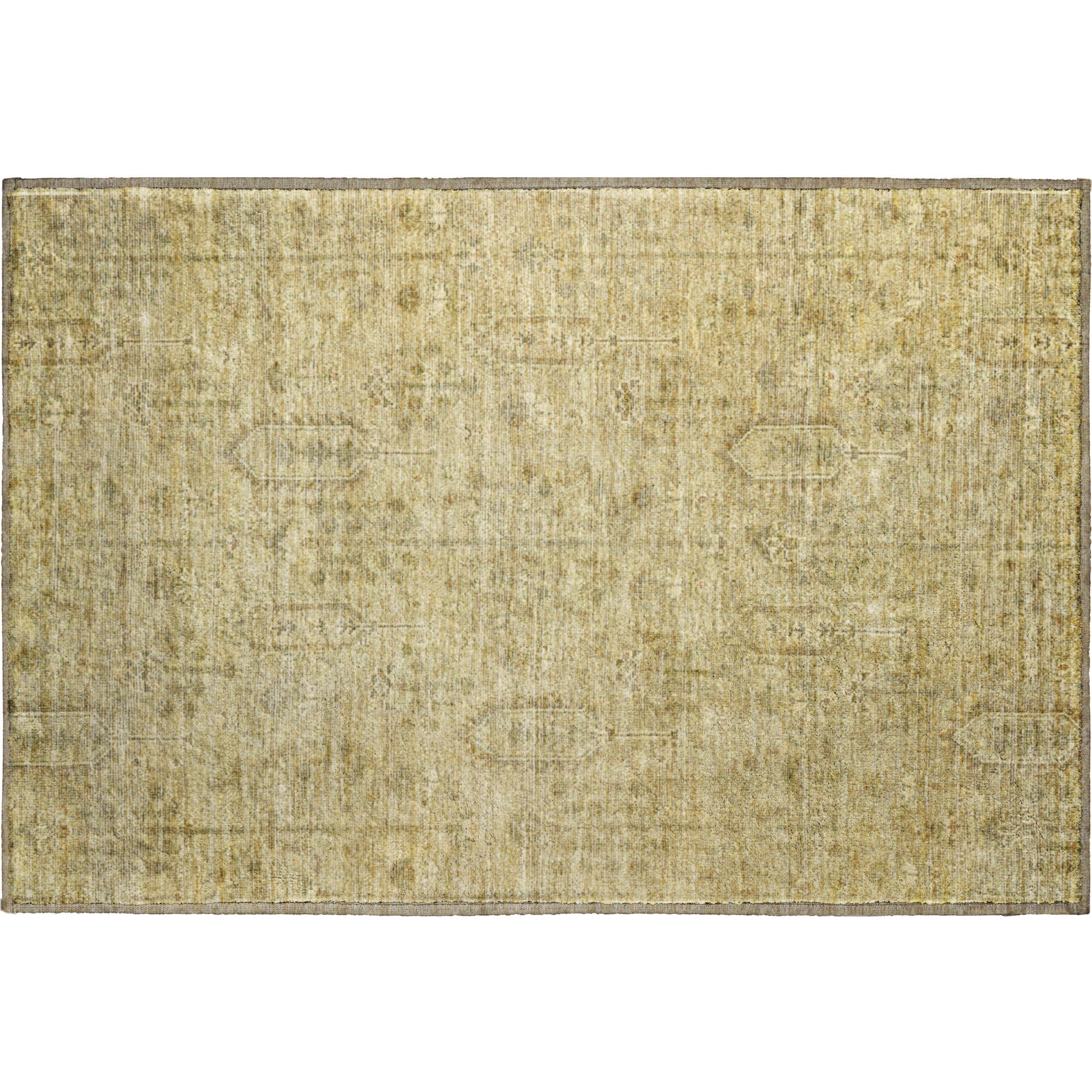Lima Machine Washable Transitional Gold Rug 1'8" x 2'6" #shape_Rectangle